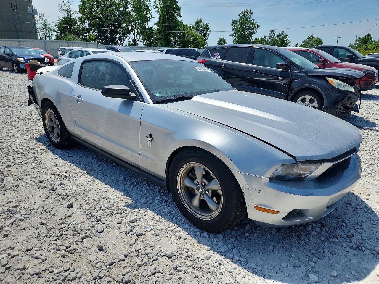 2012 Ford Mustang Silver vin: 1ZVBP8AM3C5278111