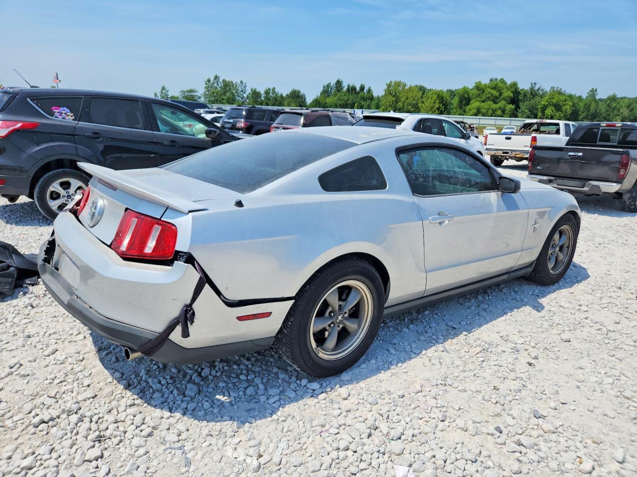 2012 Ford Mustang Silver vin: 1ZVBP8AM3C5278111