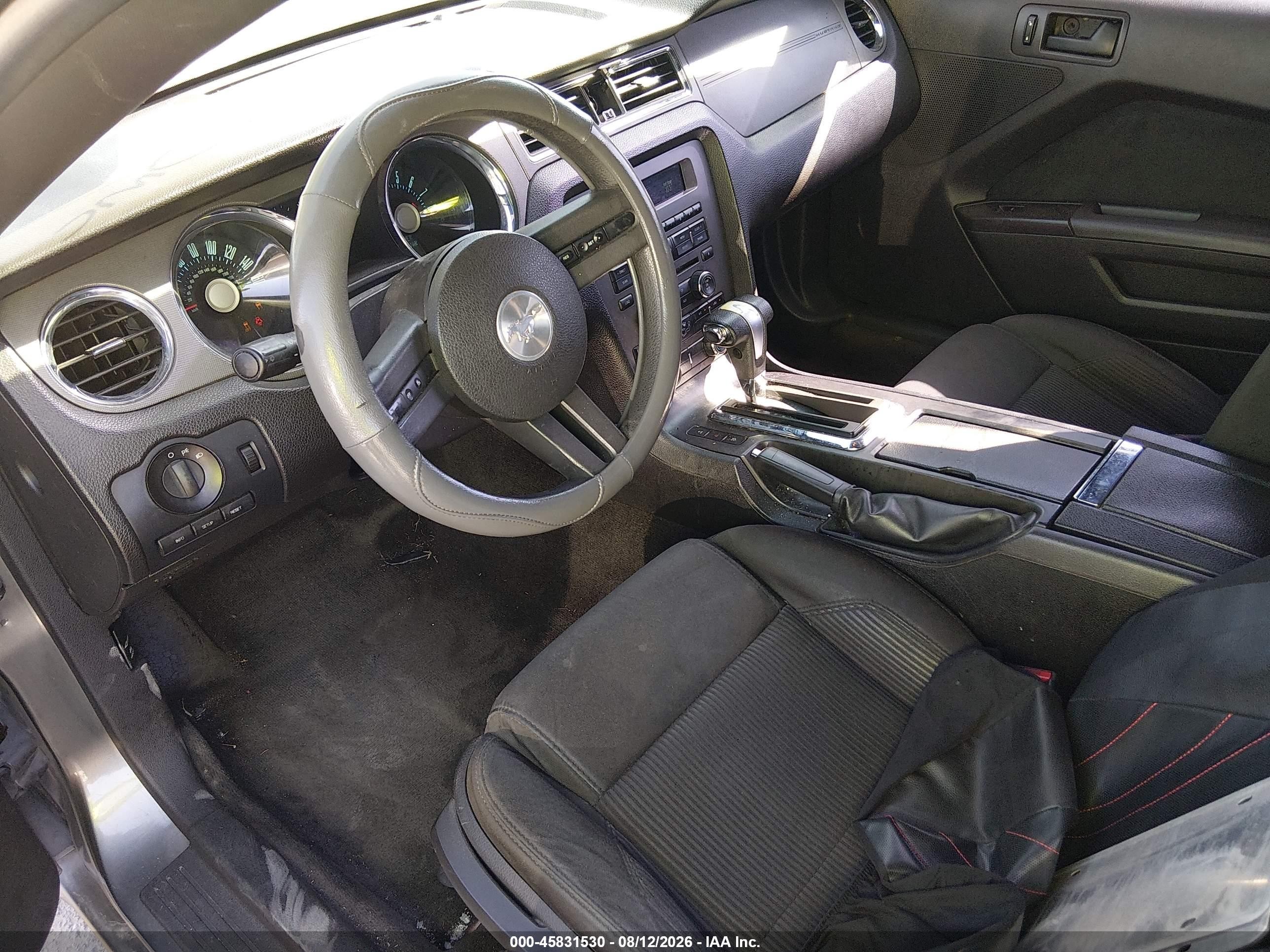 2012 Ford Mustang V6 Green vin: 1ZVBP8AM3C5288234