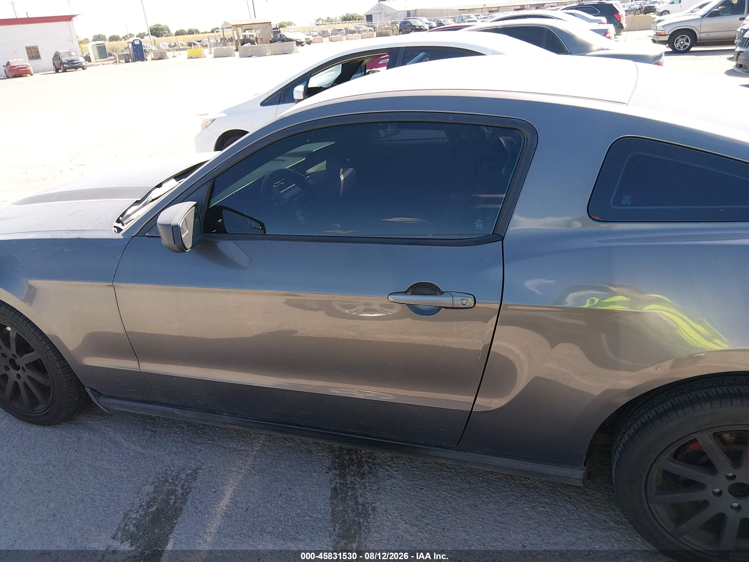 2012 Ford Mustang V6 Green vin: 1ZVBP8AM3C5288234