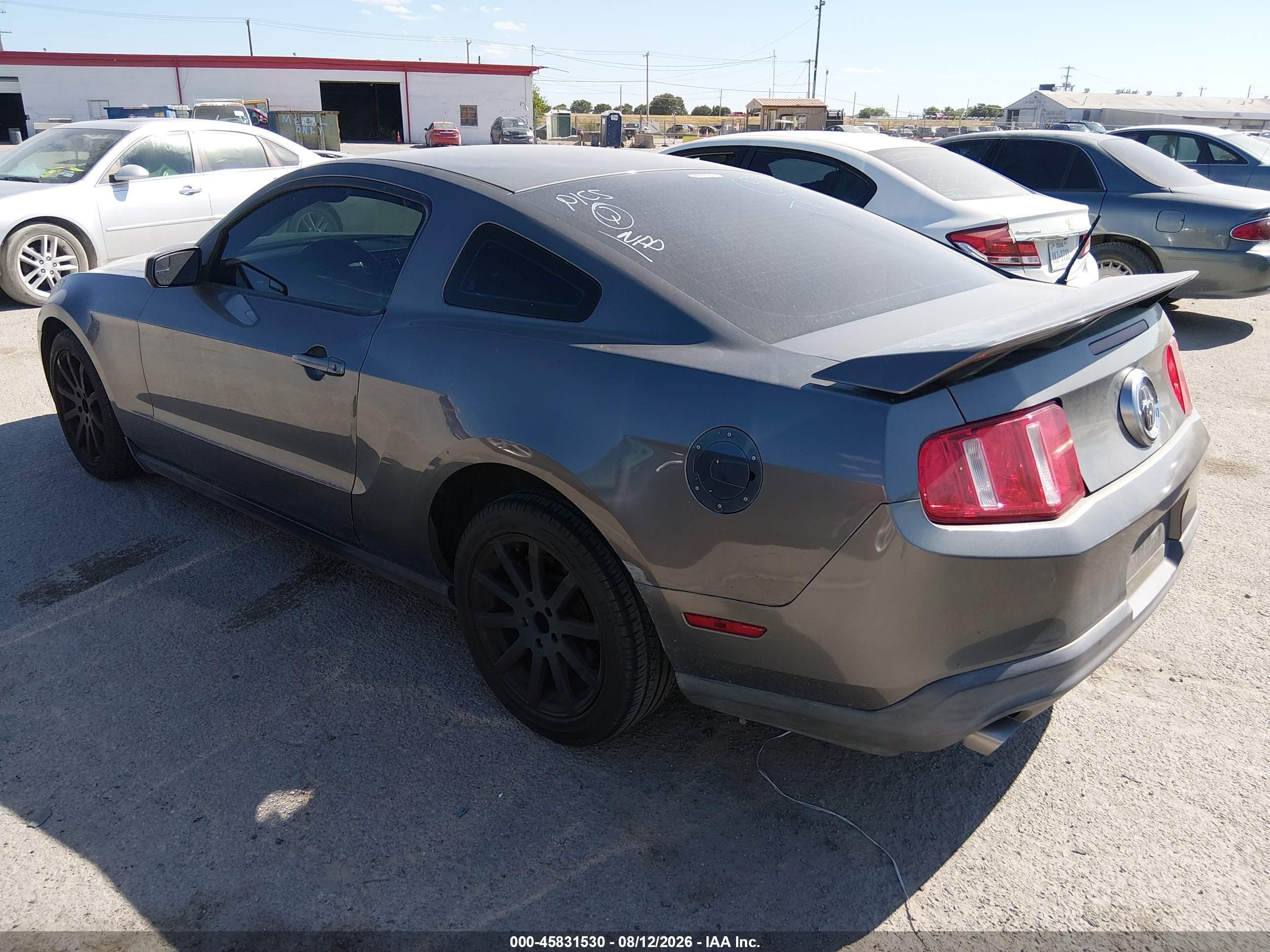 2012 Ford Mustang V6 Green vin: 1ZVBP8AM3C5288234