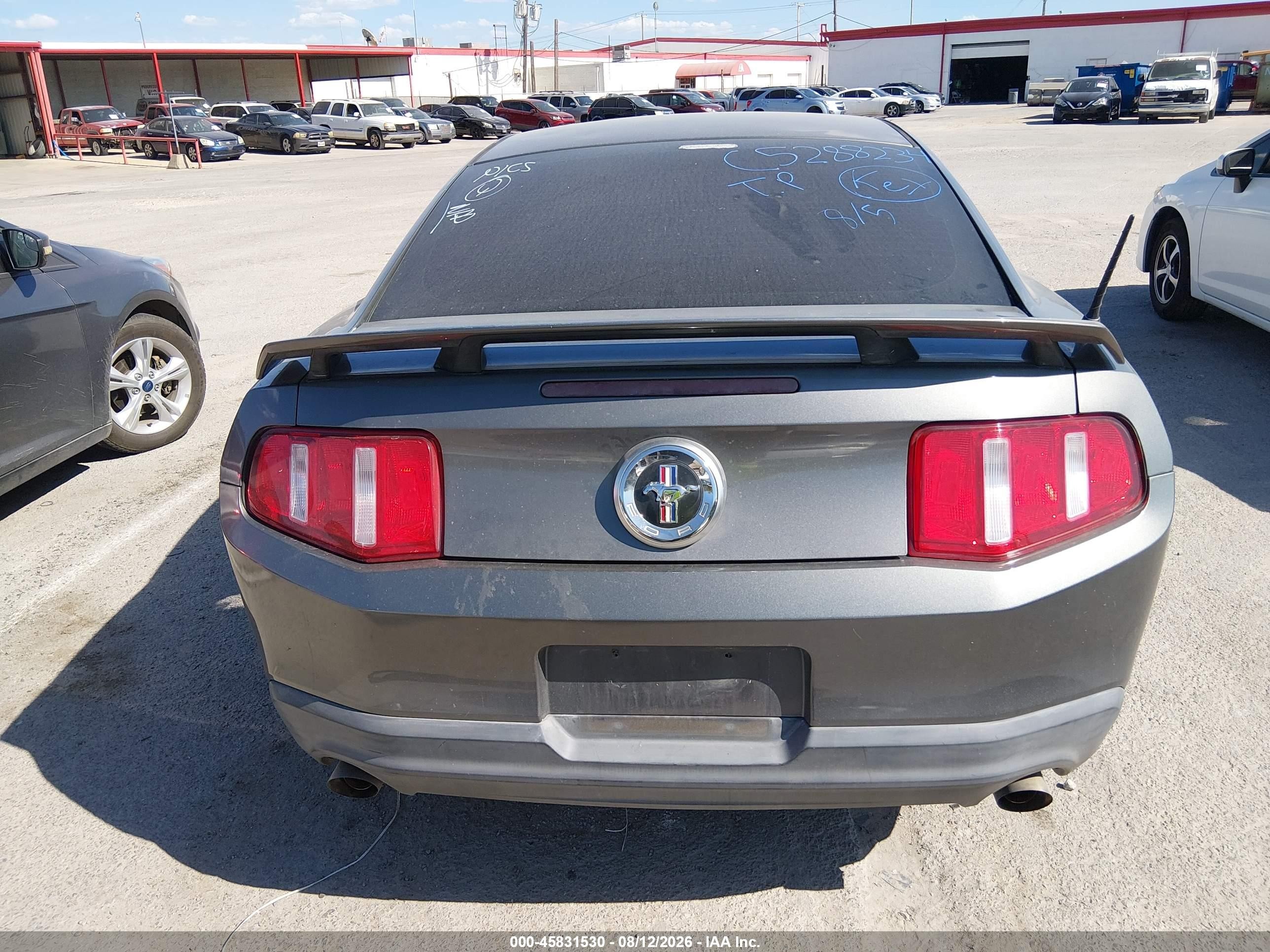 2012 Ford Mustang V6 Green vin: 1ZVBP8AM3C5288234