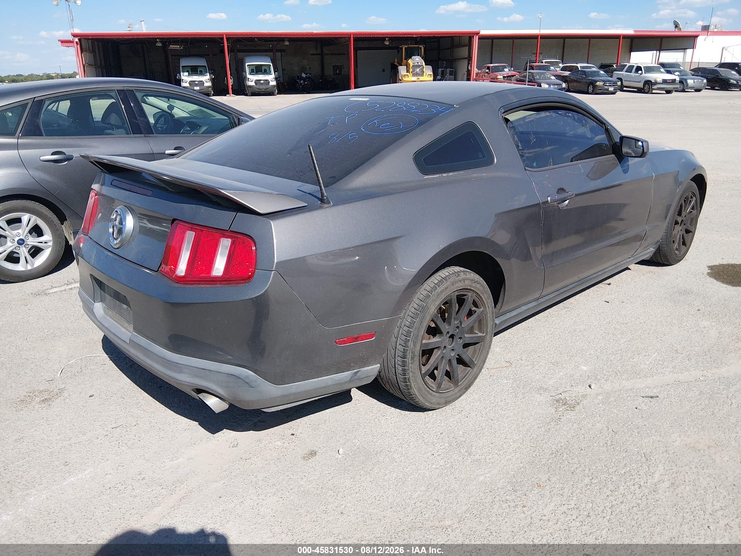 2012 Ford Mustang V6 Green vin: 1ZVBP8AM3C5288234
