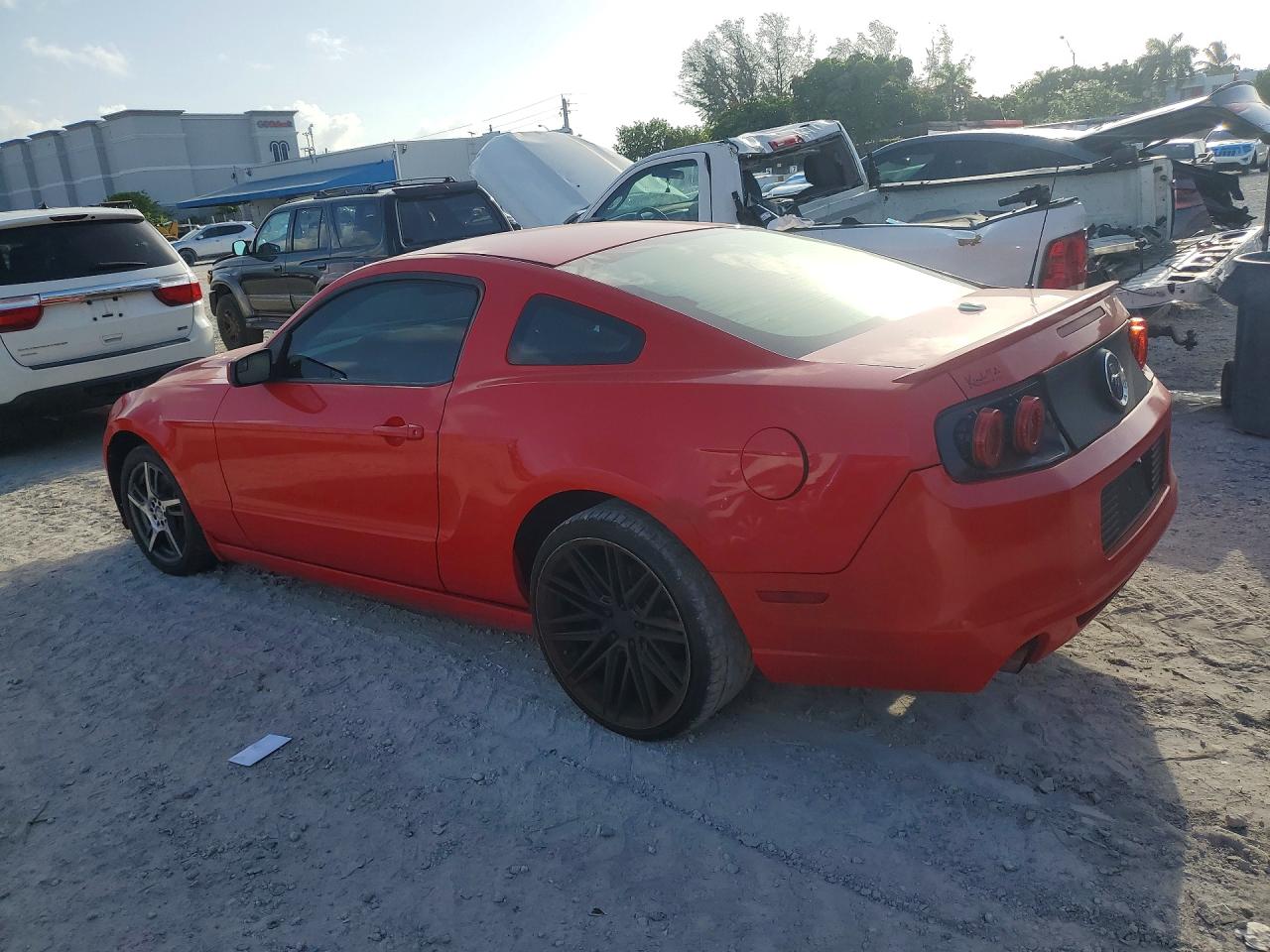 2013 Ford Mustang Red vin: 1ZVBP8AM3D5204298