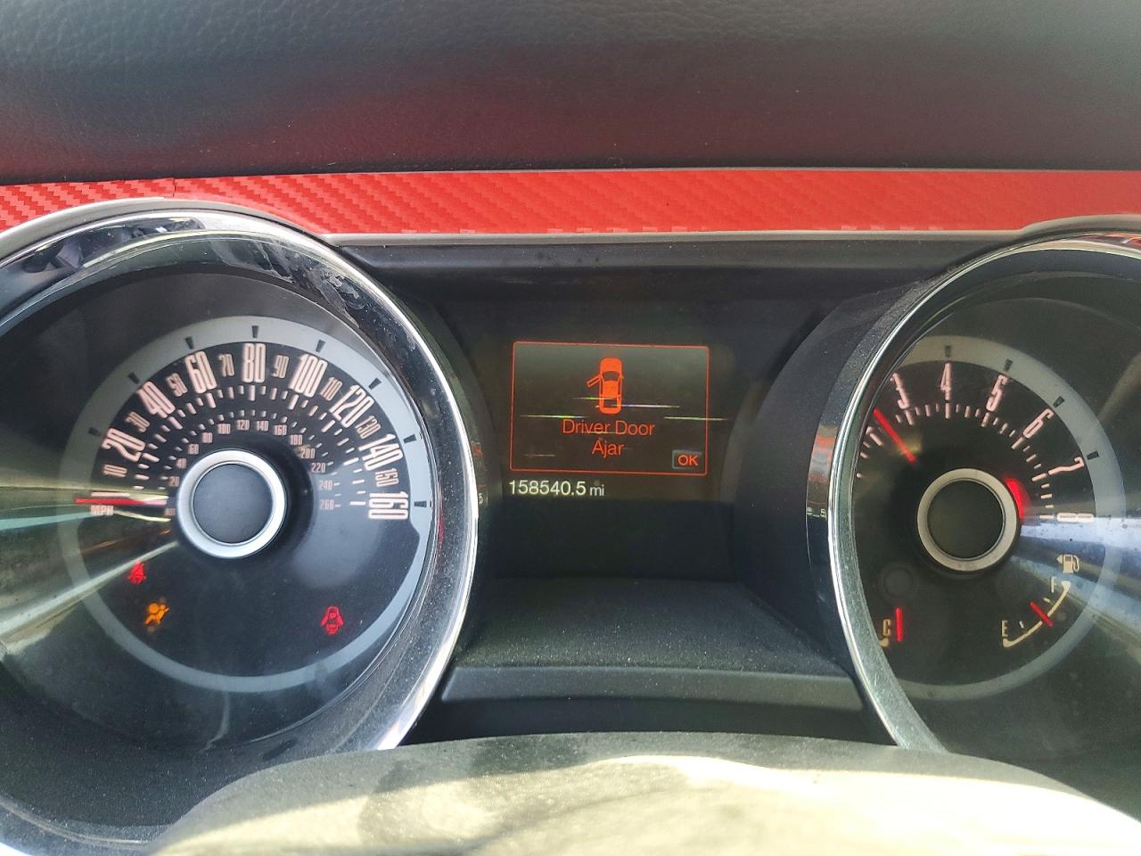 2013 Ford Mustang Red vin: 1ZVBP8AM3D5204298