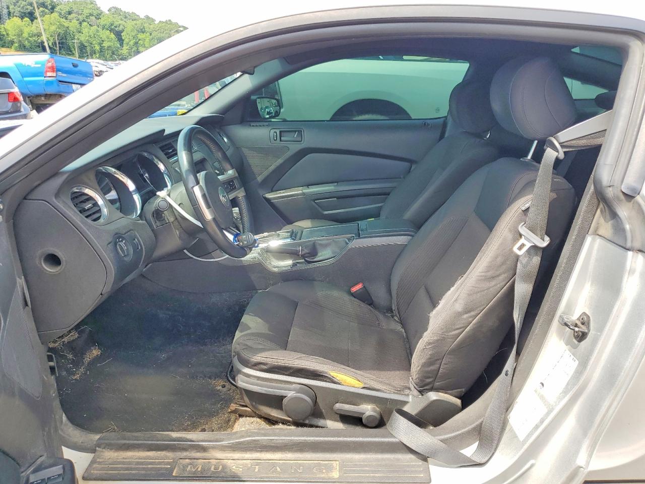 2013 Ford Mustang Silver vin: 1ZVBP8AM3D5220873