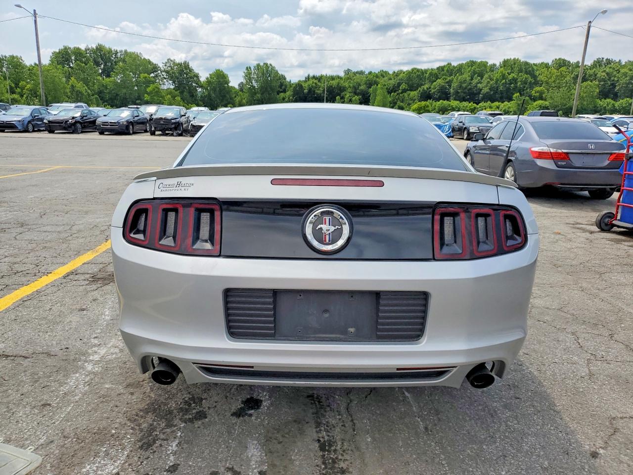 2013 Ford Mustang Silver vin: 1ZVBP8AM3D5220873