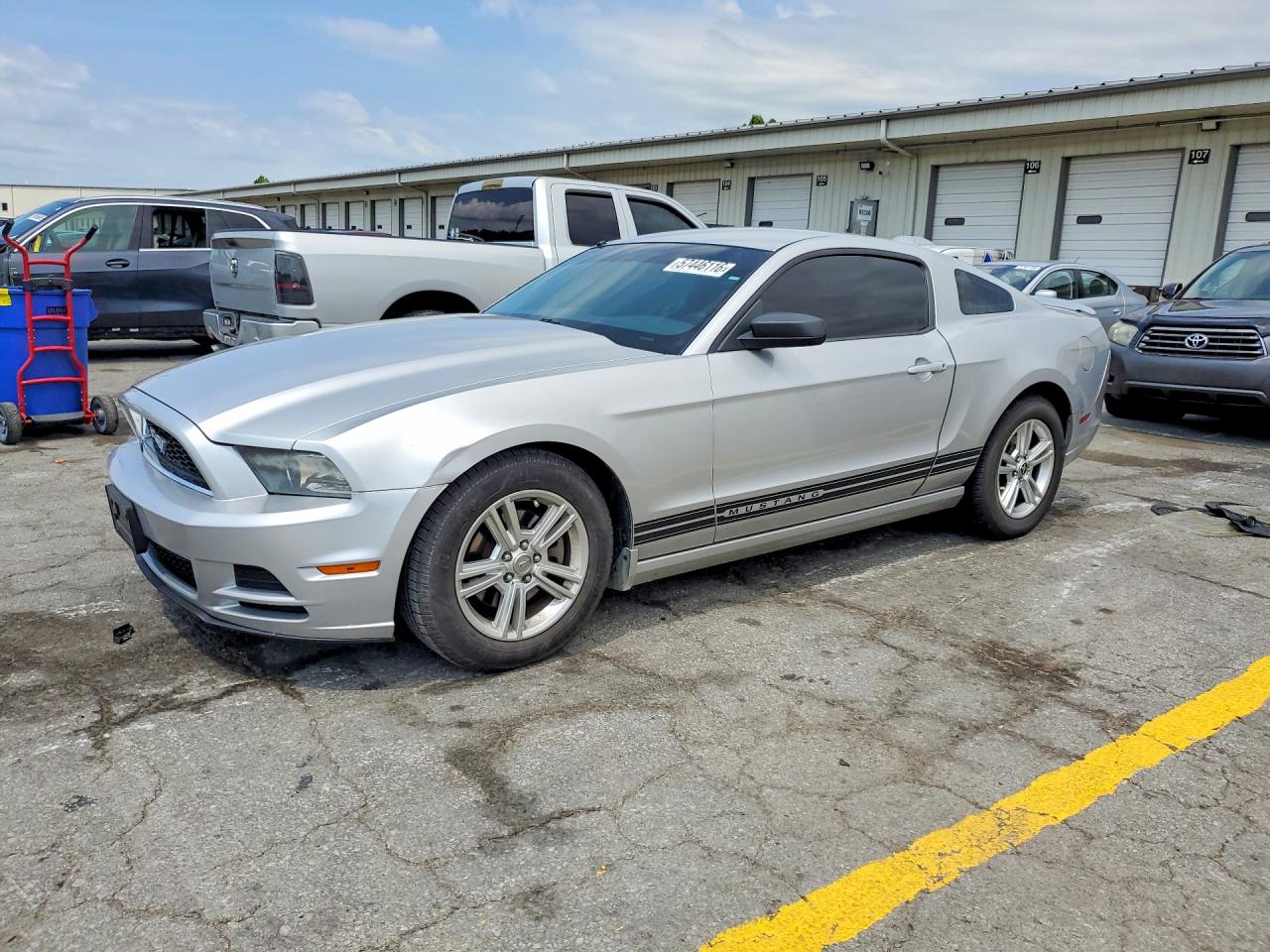 2013 Ford Mustang Silver vin: 1ZVBP8AM3D5220873