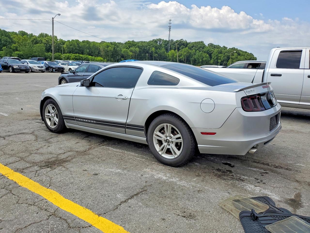 2013 Ford Mustang Silver vin: 1ZVBP8AM3D5220873