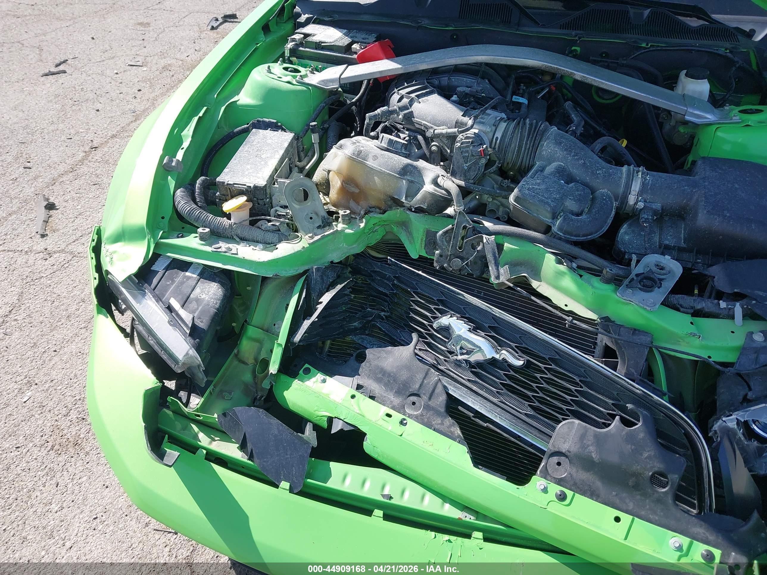 2013 Ford Mustang V6 Green vin: 1ZVBP8AM3D5232229
