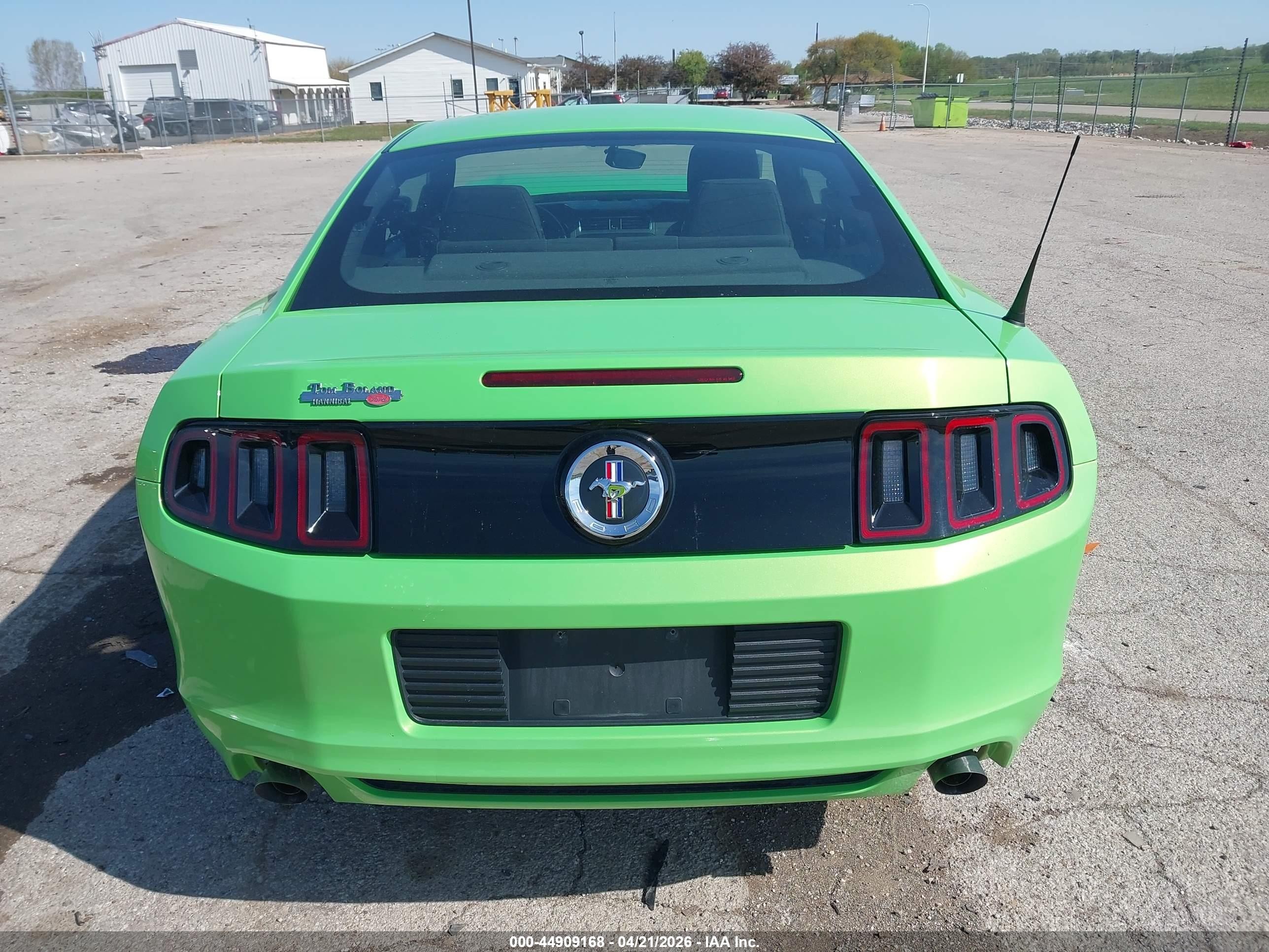 2013 Ford Mustang V6 Green vin: 1ZVBP8AM3D5232229