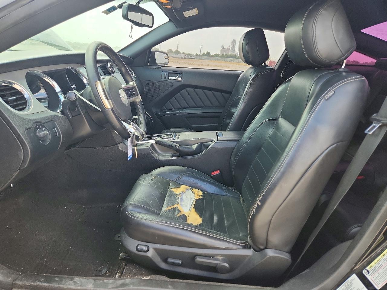 2013 Ford Mustang Black vin: 1ZVBP8AM3D5249709