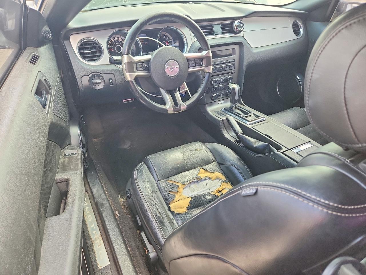 2013 Ford Mustang Black vin: 1ZVBP8AM3D5249709