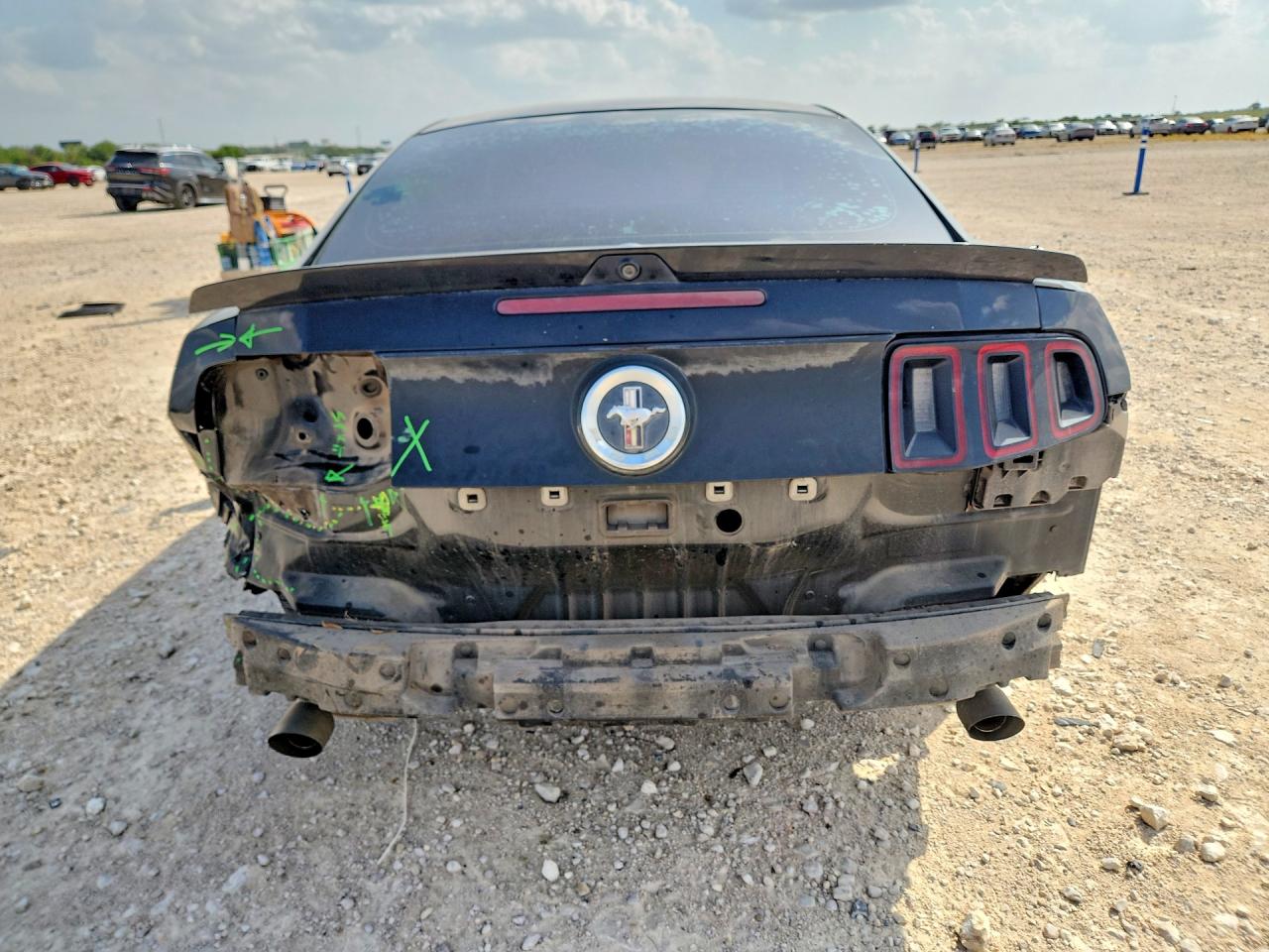 2013 Ford Mustang Black vin: 1ZVBP8AM3D5249709