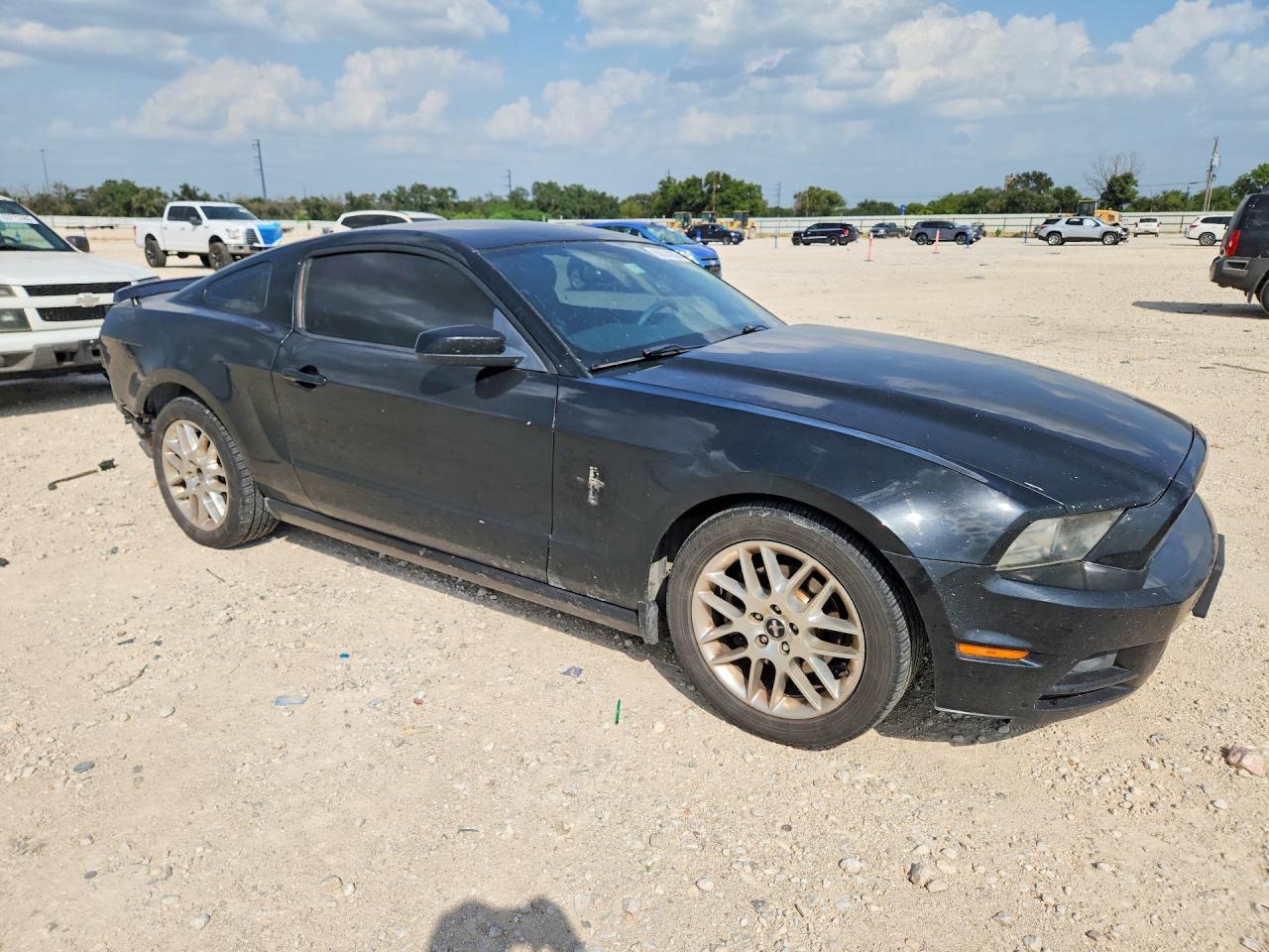 2013 Ford Mustang Black vin: 1ZVBP8AM3D5249709