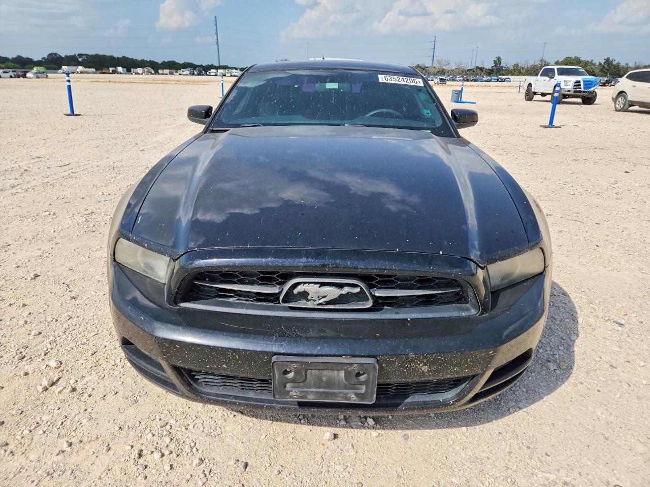 2013 Ford Mustang Black vin: 1ZVBP8AM3D5249709