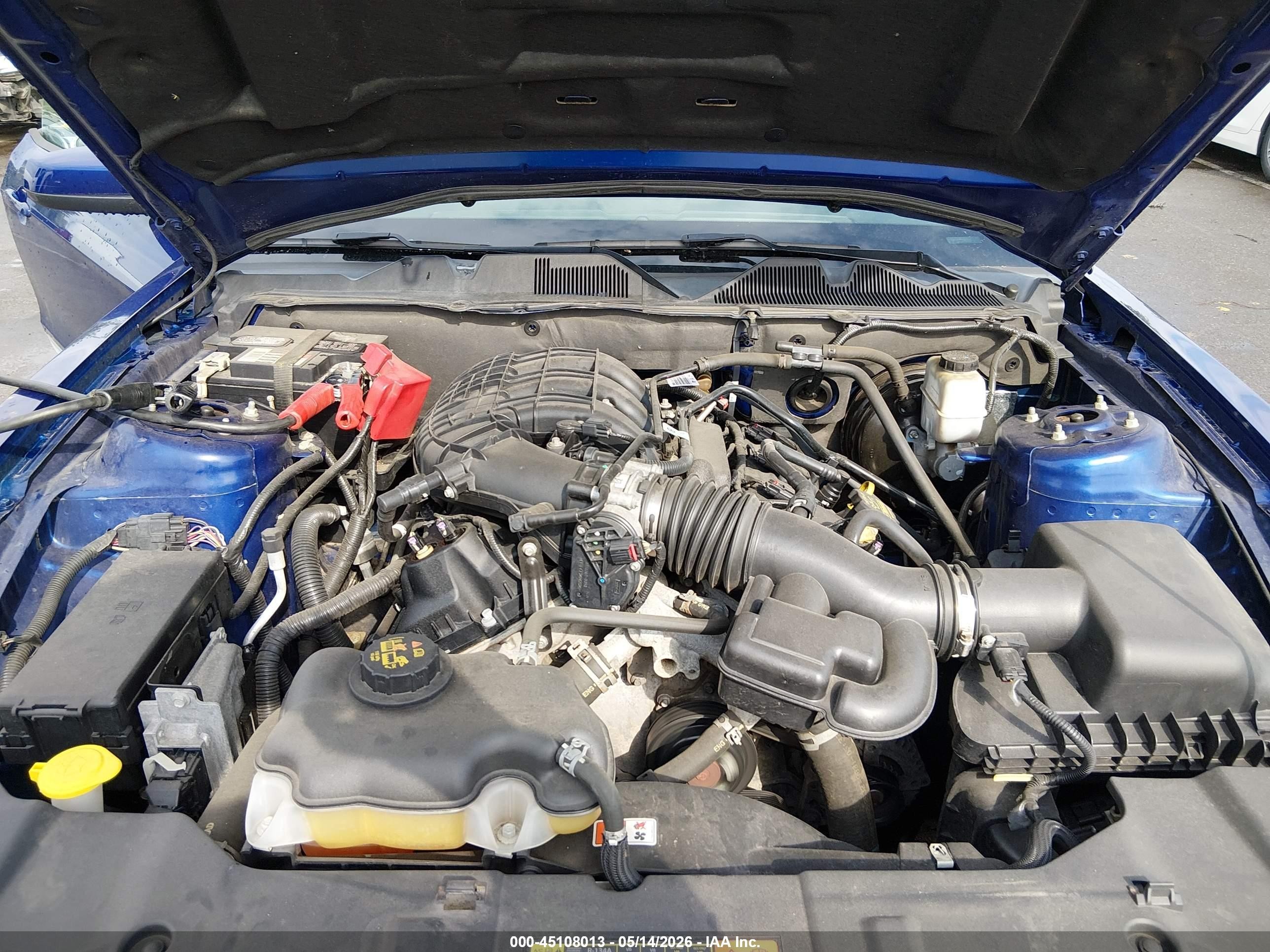 2013 Ford Mustang V6 Premium Синий vin: 1ZVBP8AM3D5261746