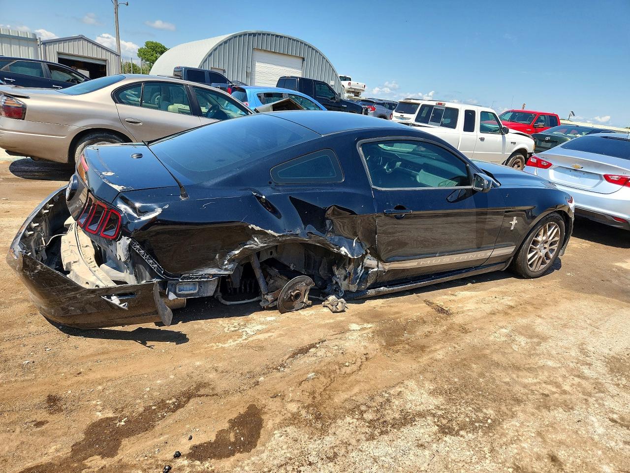 2013 Ford Mustang Черный vin: 1ZVBP8AM3D5275114