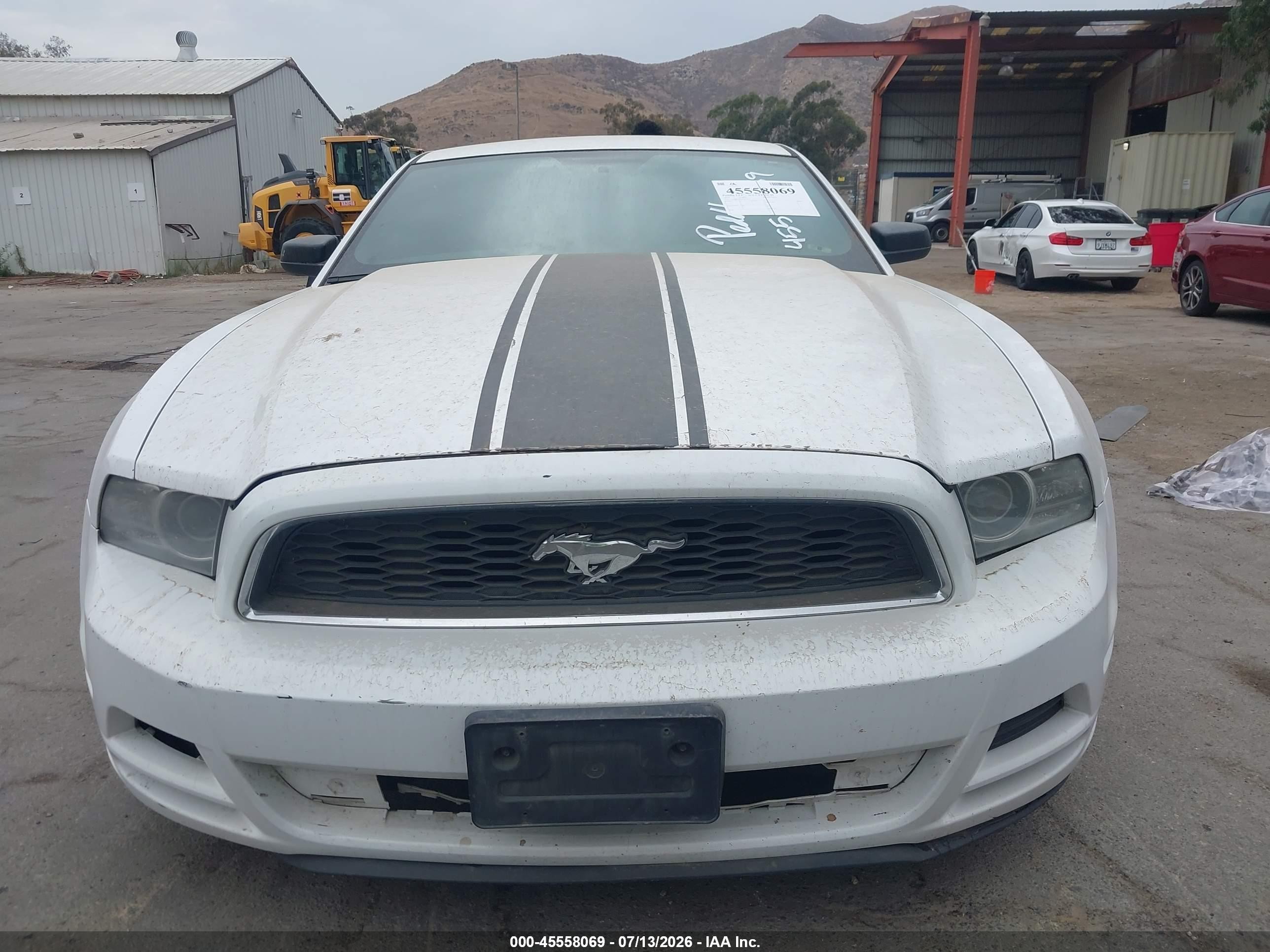 2014 Ford Mustang V6/v6 Premium White vin: 1ZVBP8AM3E5239764