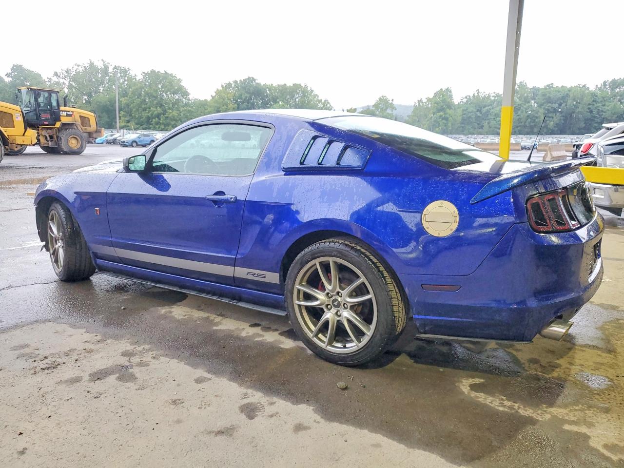 2014 Ford Mustang Blue vin: 1ZVBP8AM3E5245760