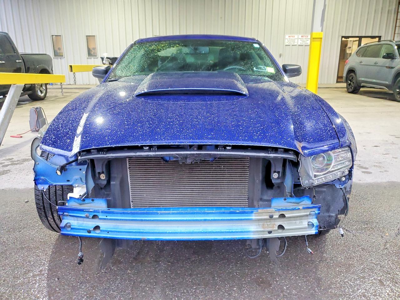 2014 Ford Mustang Blue vin: 1ZVBP8AM3E5245760