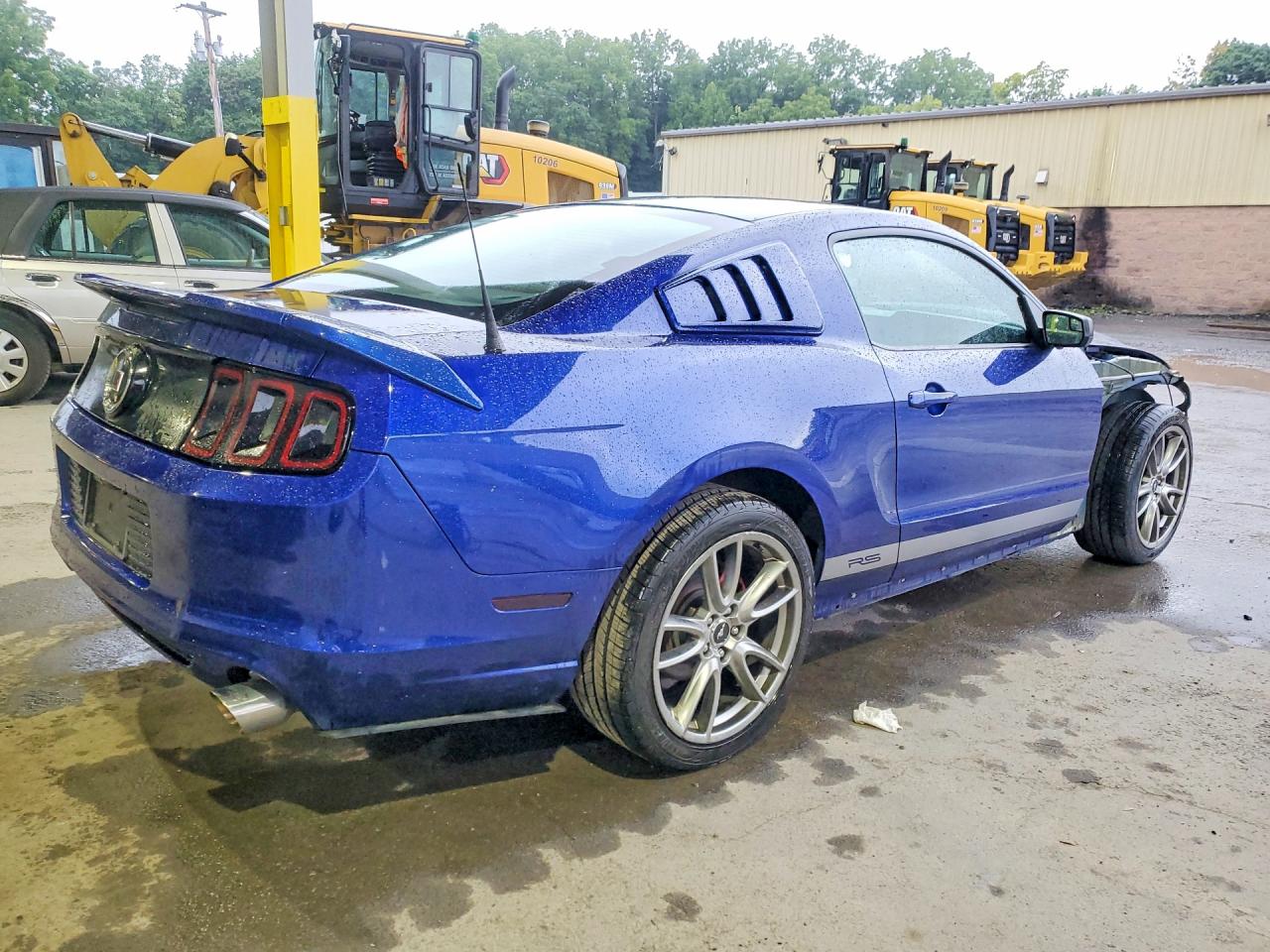 2014 Ford Mustang Blue vin: 1ZVBP8AM3E5245760