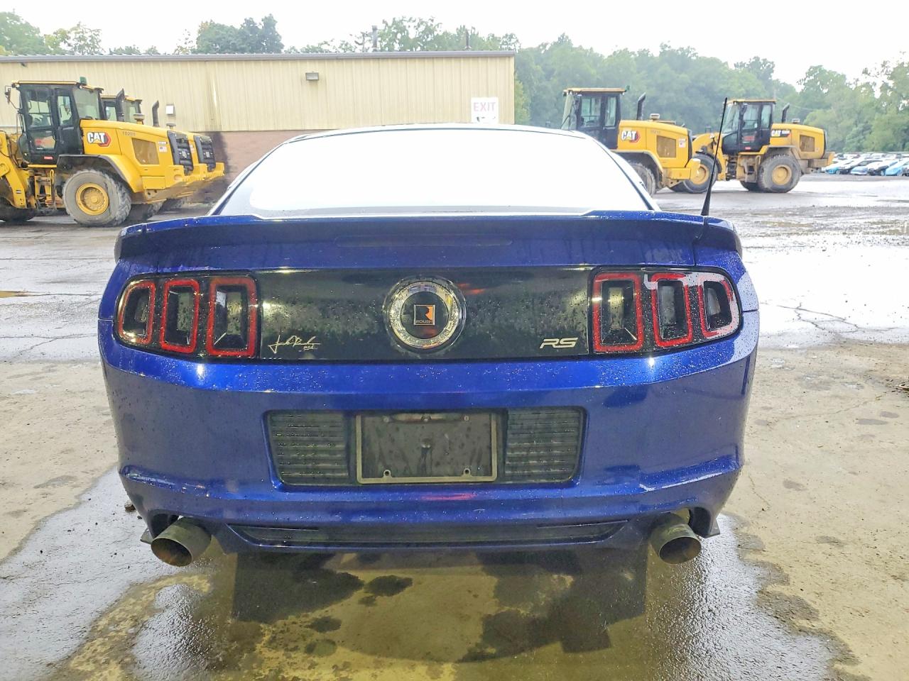 2014 Ford Mustang Blue vin: 1ZVBP8AM3E5245760