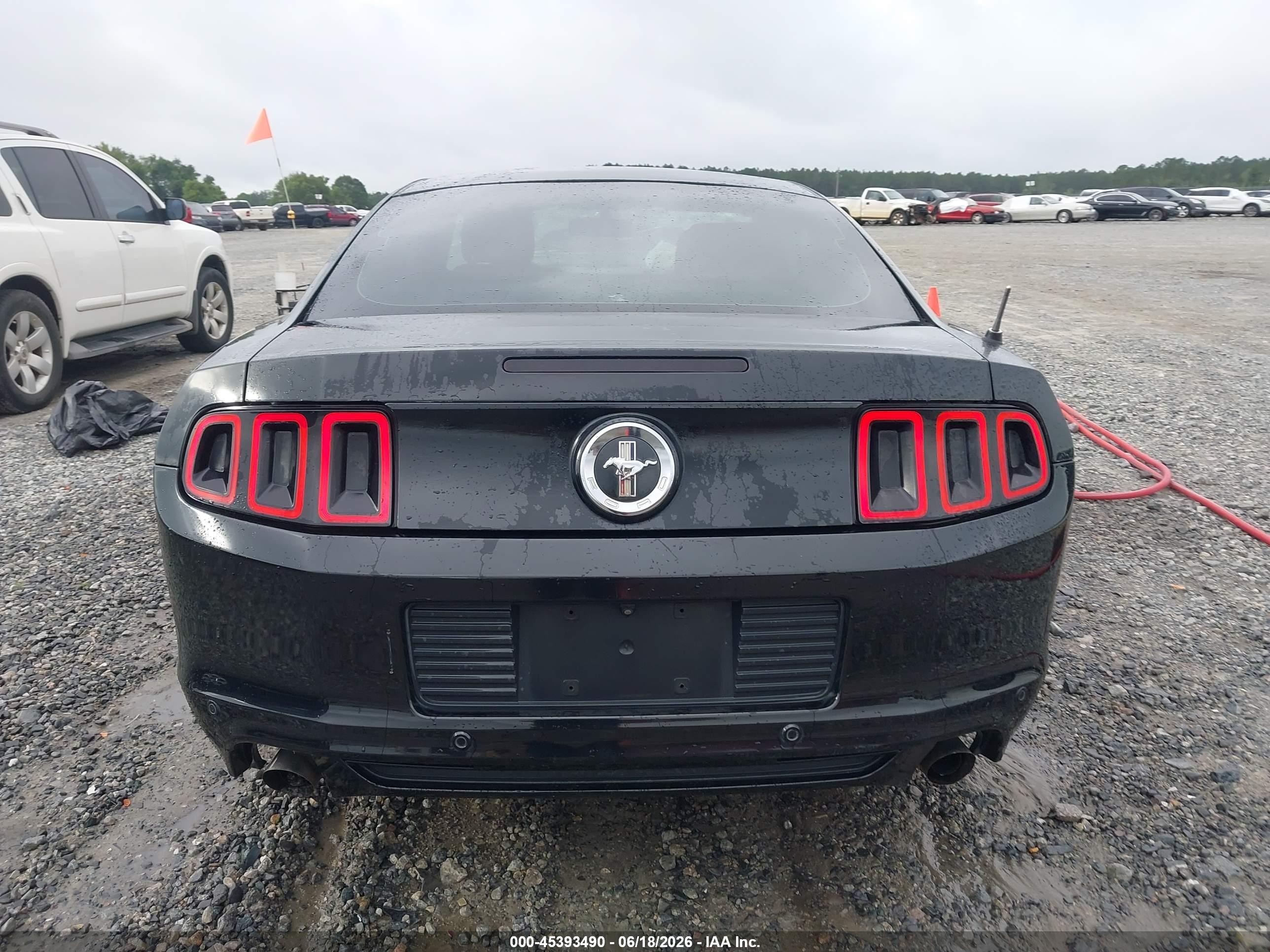 2014 Ford Mustang V6 Black vin: 1ZVBP8AM3E5251414