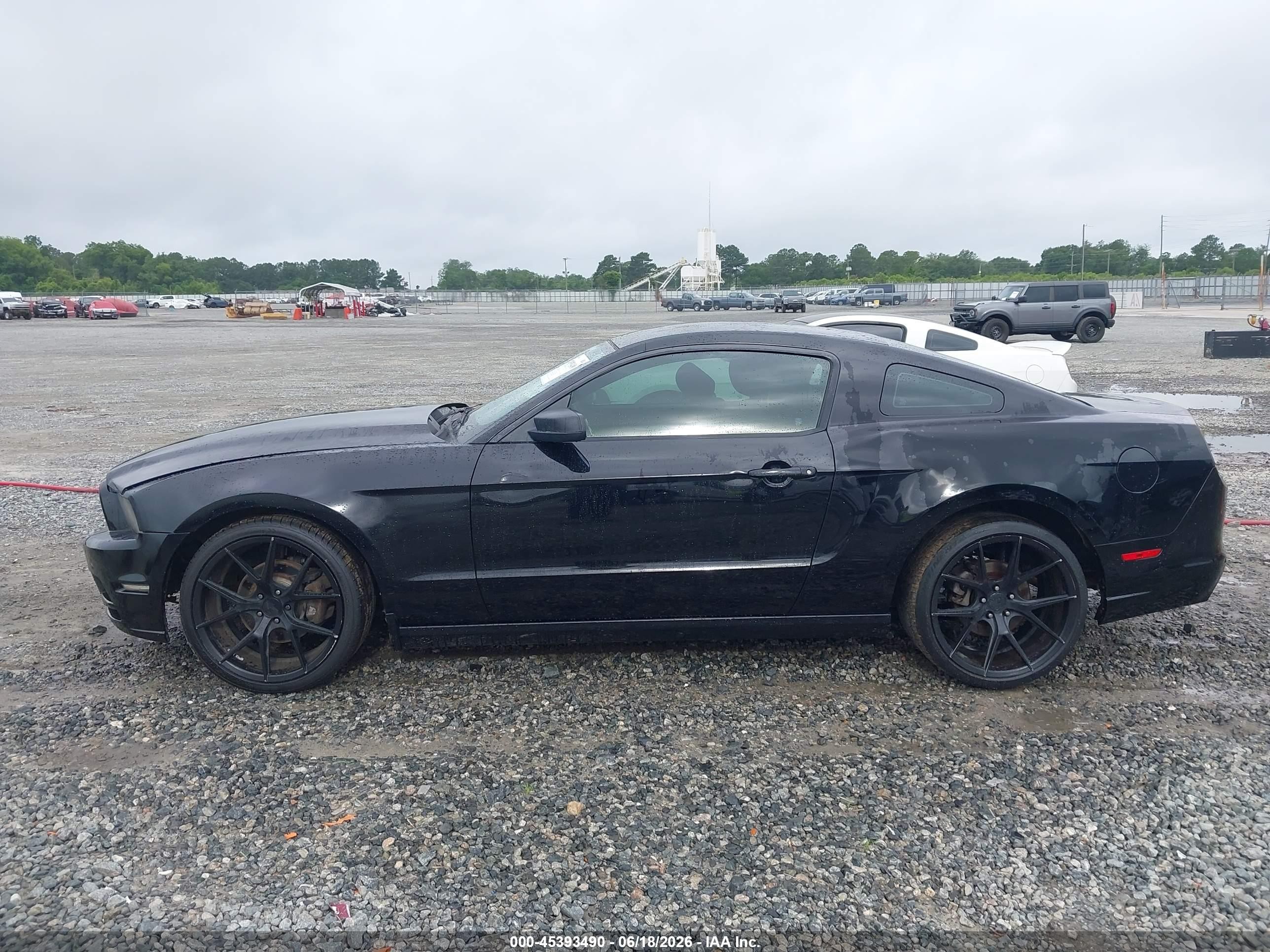 2014 Ford Mustang V6 Black vin: 1ZVBP8AM3E5251414