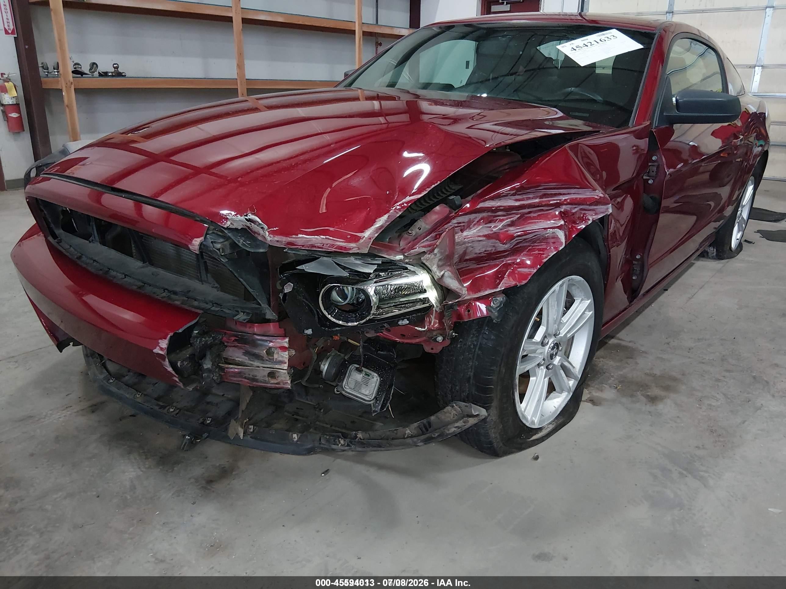 2014 Ford Mustang V6/v6 Premium Красный vin: 1ZVBP8AM3E5252899