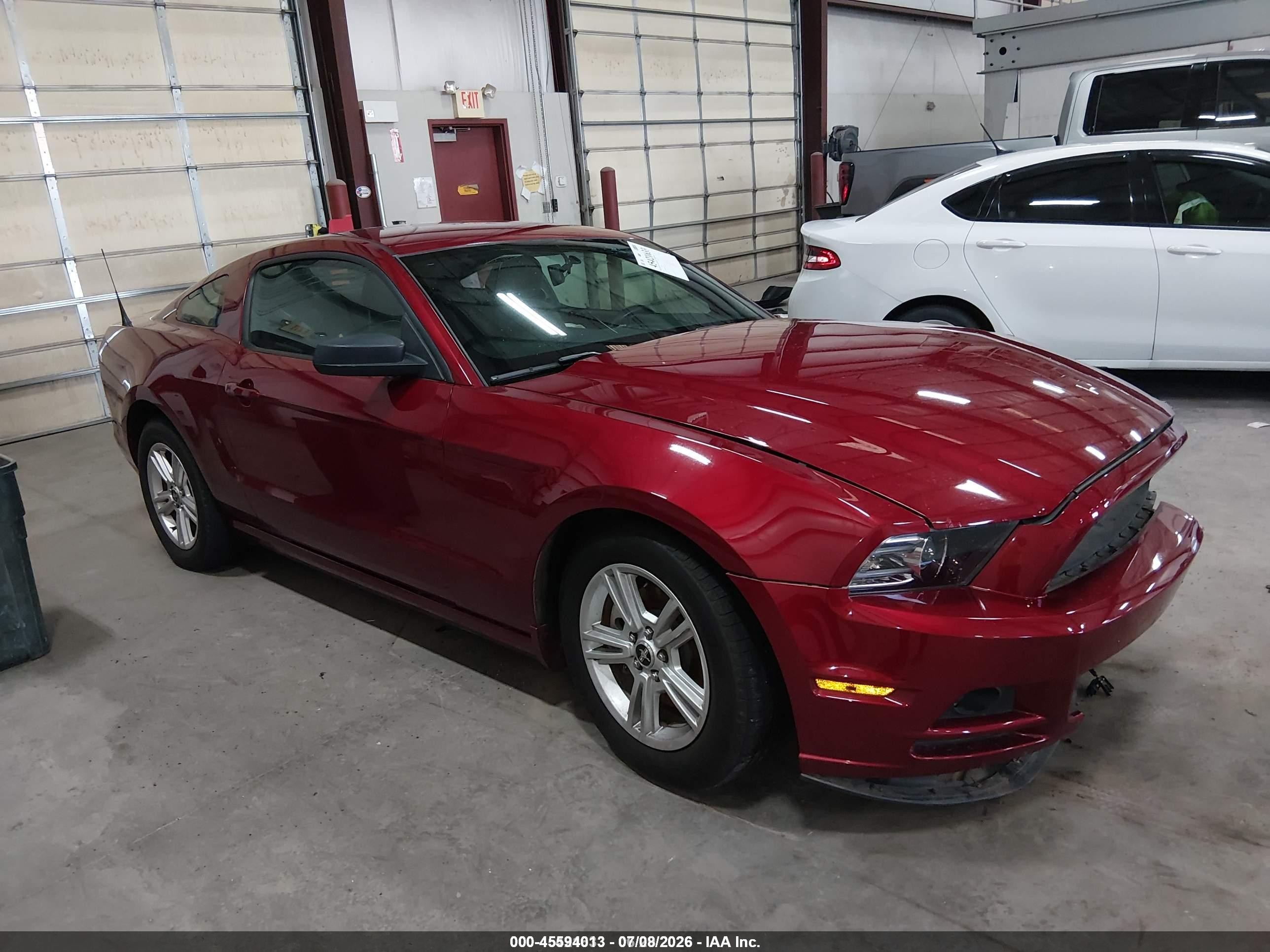 2014 Ford Mustang V6/v6 Premium Красный vin: 1ZVBP8AM3E5252899