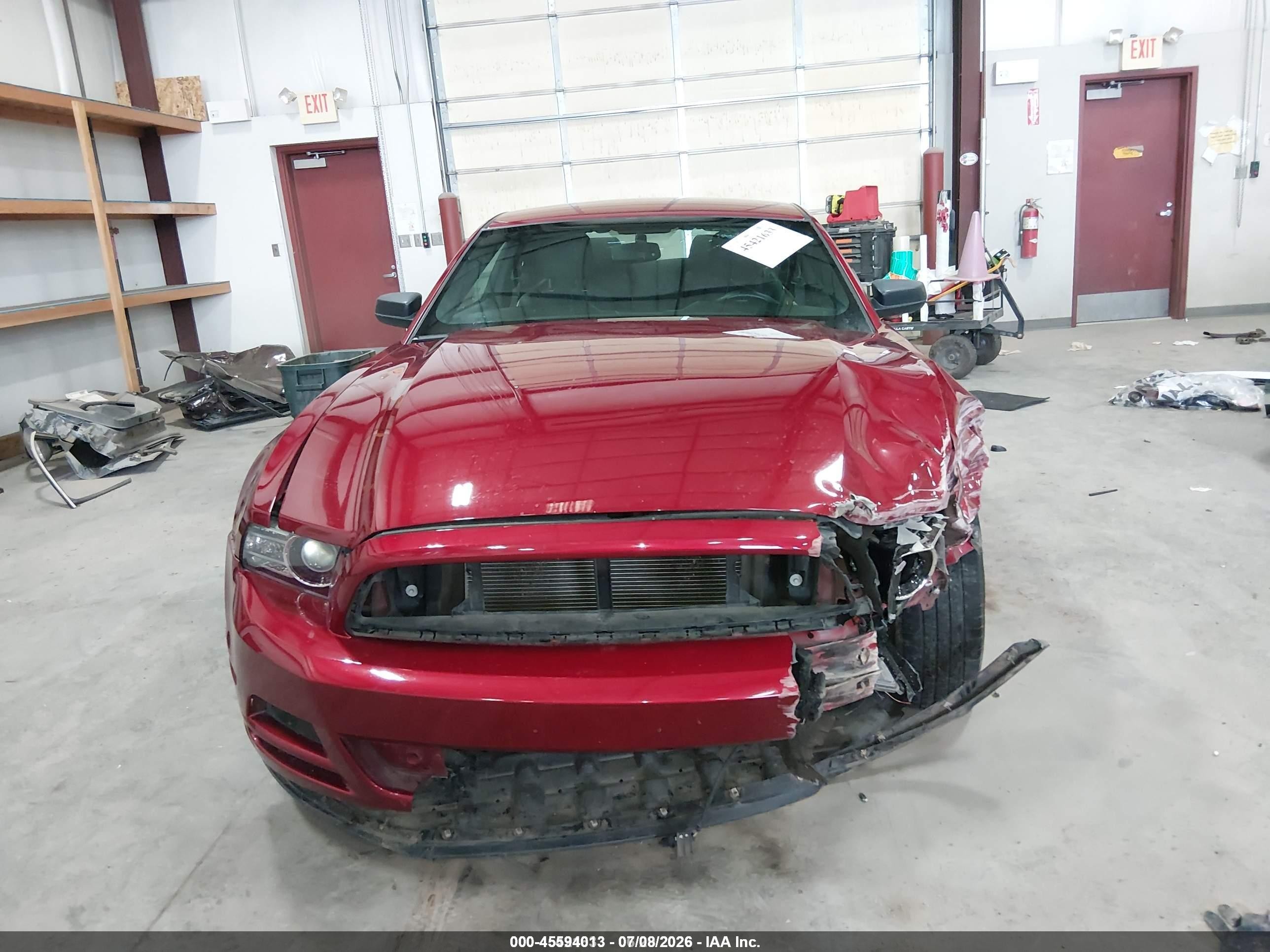 2014 Ford Mustang V6/v6 Premium Красный vin: 1ZVBP8AM3E5252899