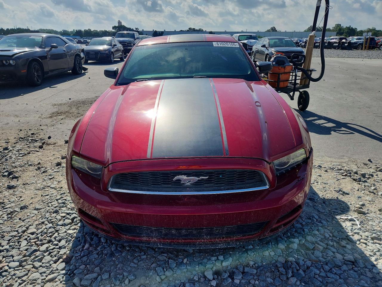 2014 Ford Mustang Red vin: 1ZVBP8AM3E5294019