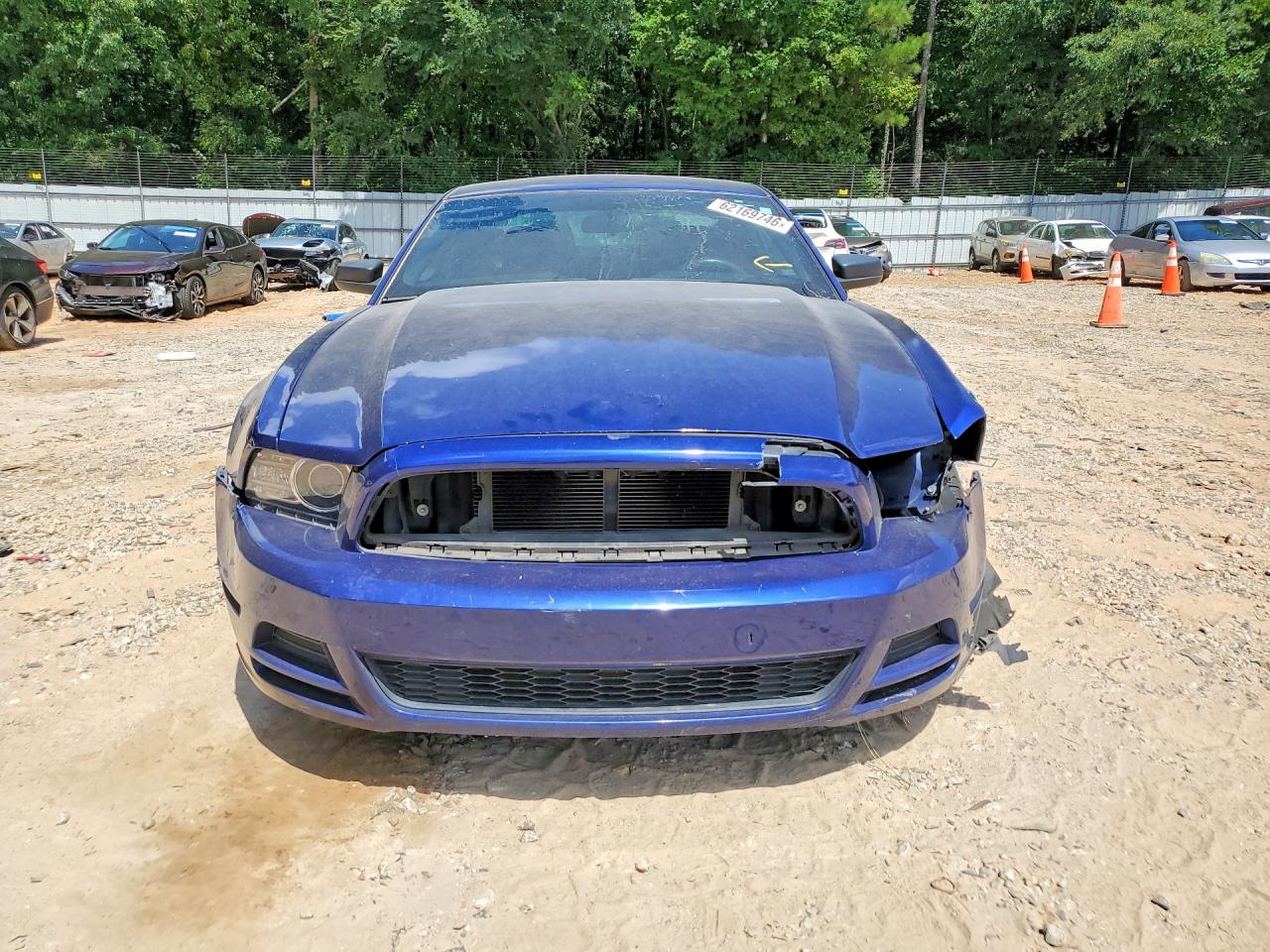 2014 Ford Mustang Blue vin: 1ZVBP8AM3E5303172