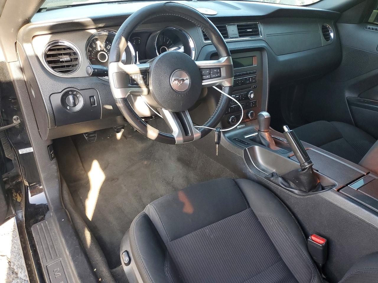 2014 Ford Mustang Black vin: 1ZVBP8AM3E5304239