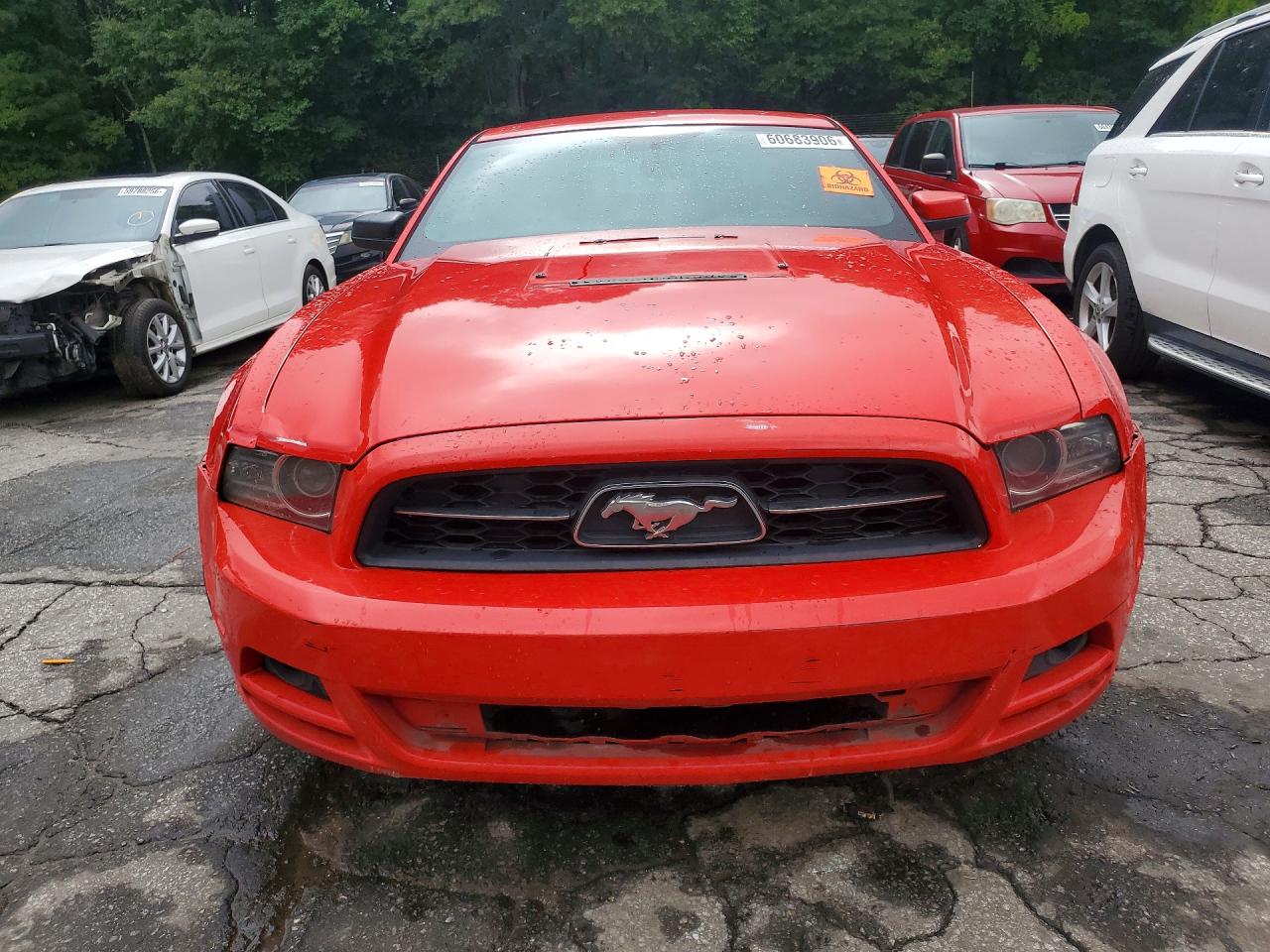 2014 Ford Mustang Red vin: 1ZVBP8AM3E5305567