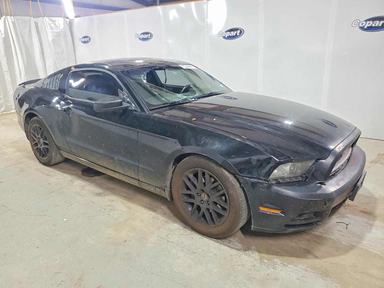 2014 Ford Mustang Black vin: 1ZVBP8AM3E5320148