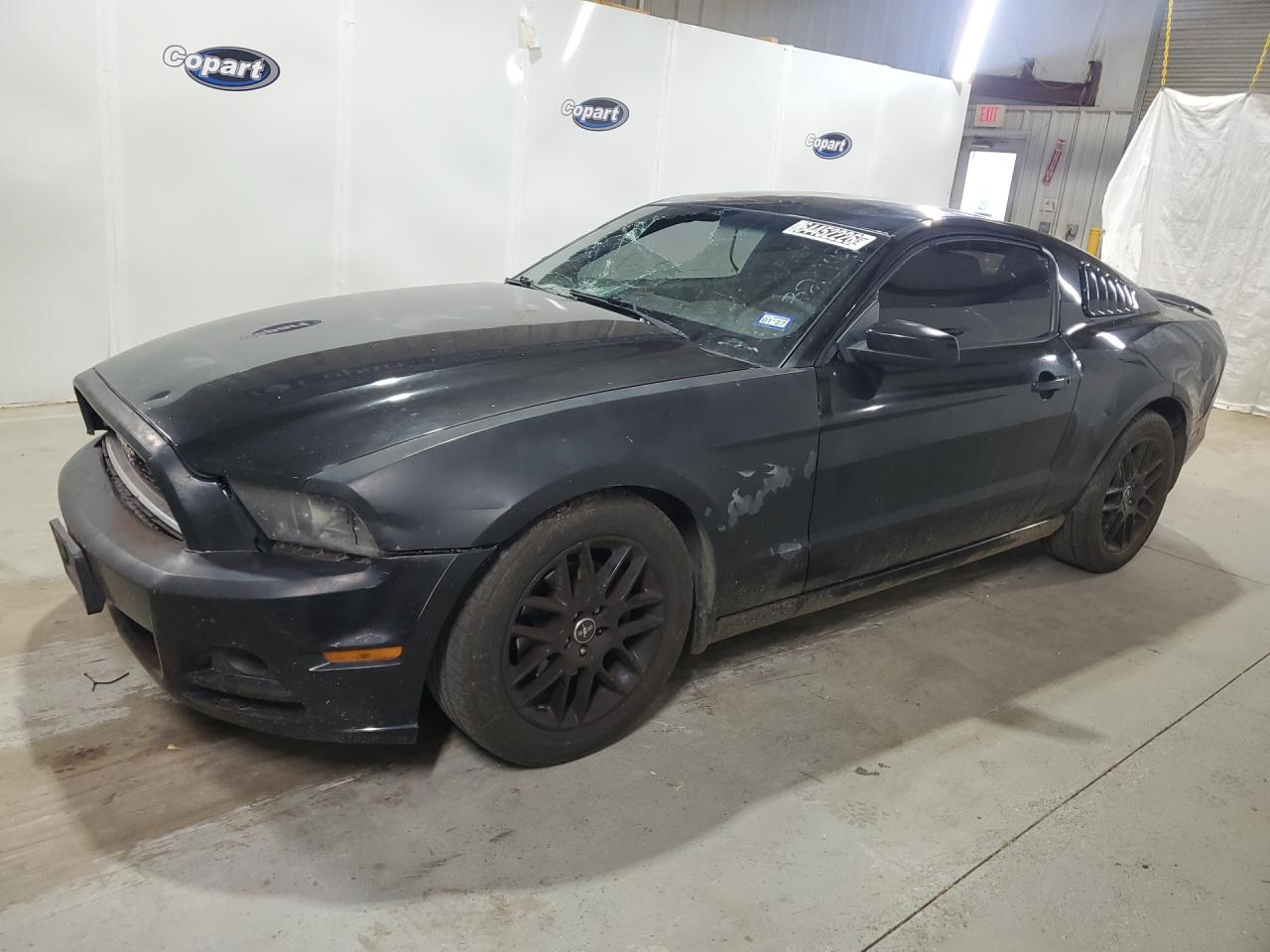 2014 Ford Mustang Black vin: 1ZVBP8AM3E5320148 Damage: Left Front Fender, Previous Repair, Substandard Repair