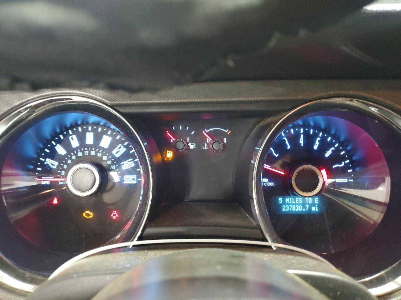 2014 Ford Mustang Black vin: 1ZVBP8AM3E5320148 Damage: Warning Light - Engine, On, Unacceptable