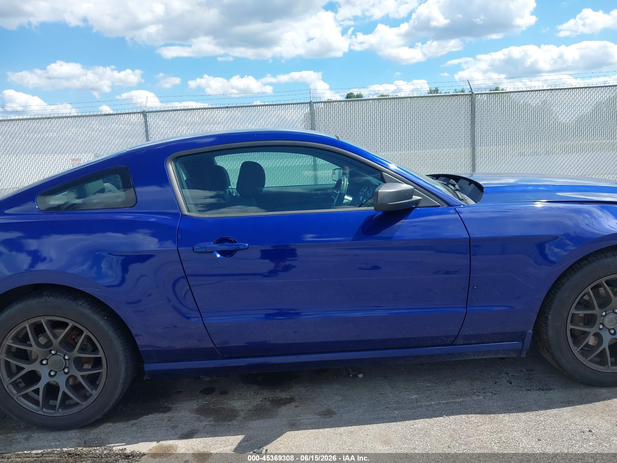 2014 Ford Mustang V6 Blue vin: 1ZVBP8AM3E5325883