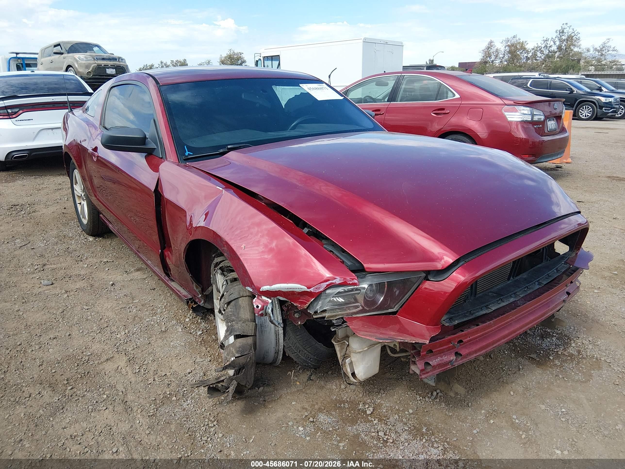 2014 Ford Mustang V6 Burgundy vin: 1ZVBP8AM3E5327794