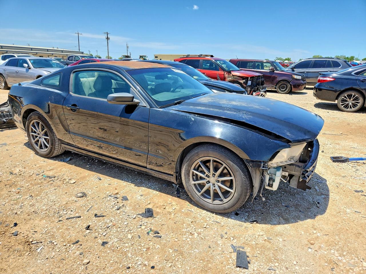 2014 Ford Mustang Black vin: 1ZVBP8AM3E5332784