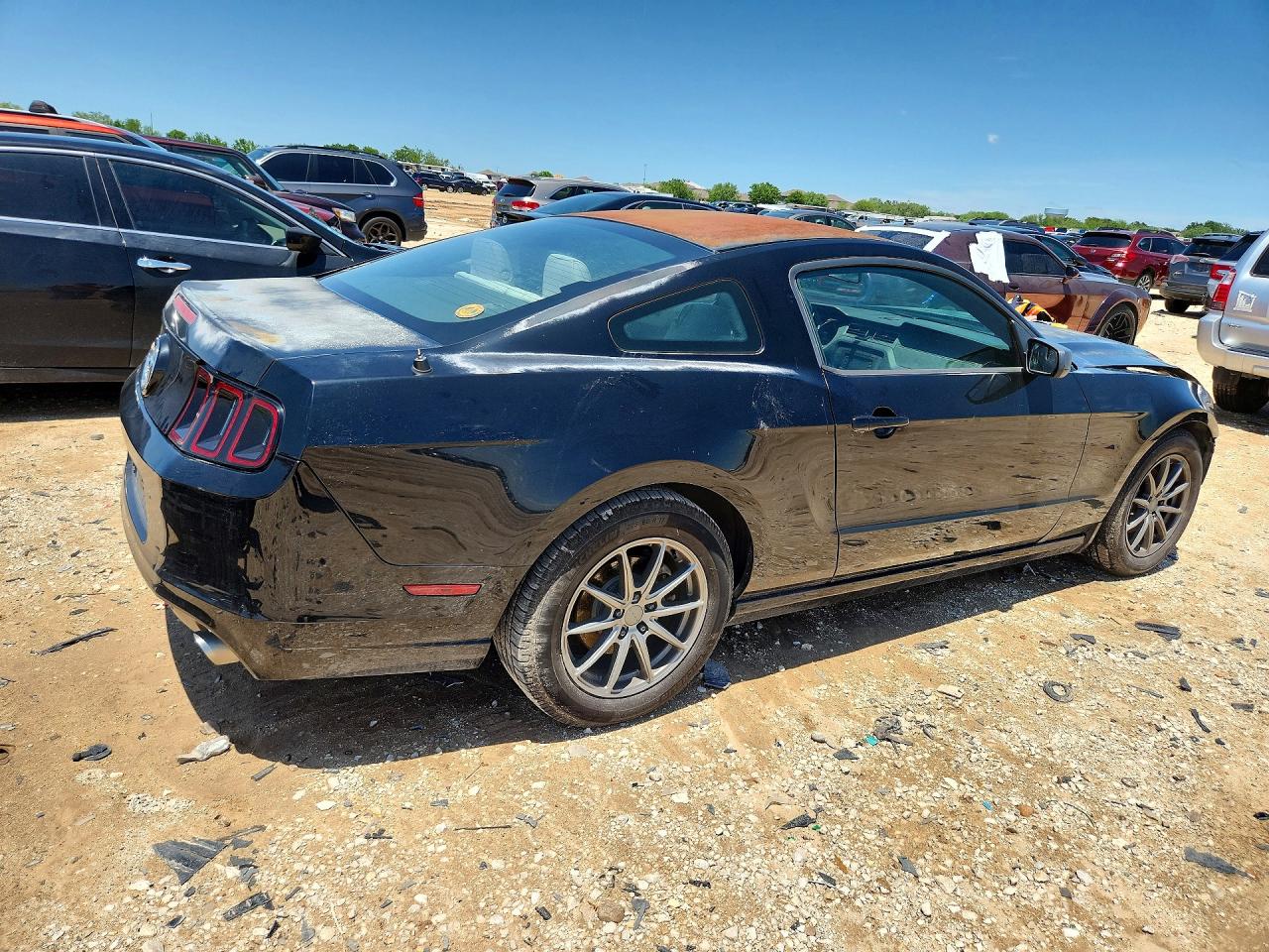 2014 Ford Mustang Black vin: 1ZVBP8AM3E5332784