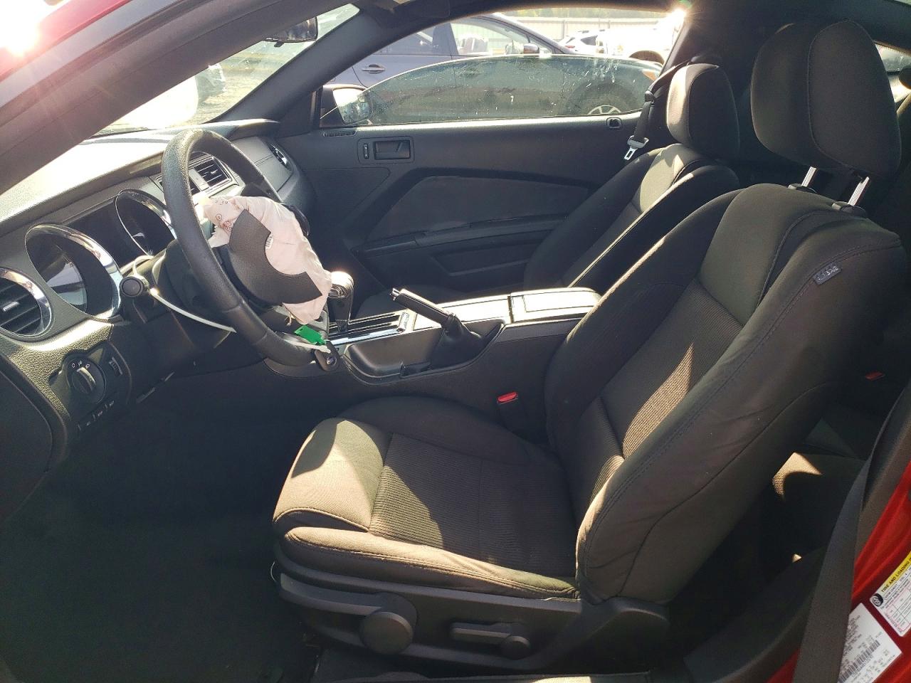 2011 Ford Mustang Base Красный vin: 1ZVBP8AM4B5123792