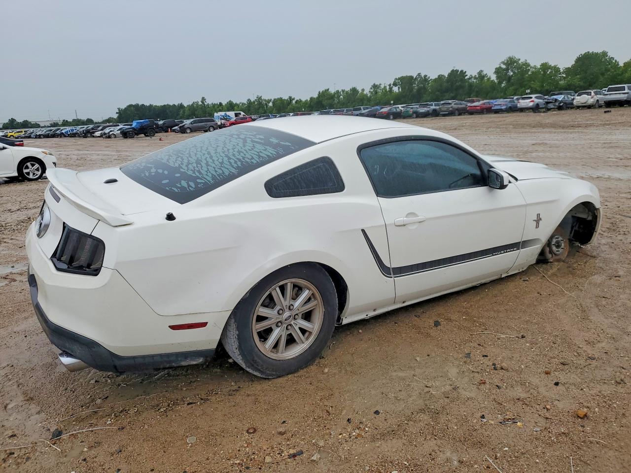 2011 Ford Mustang White vin: 1ZVBP8AM4B5133903