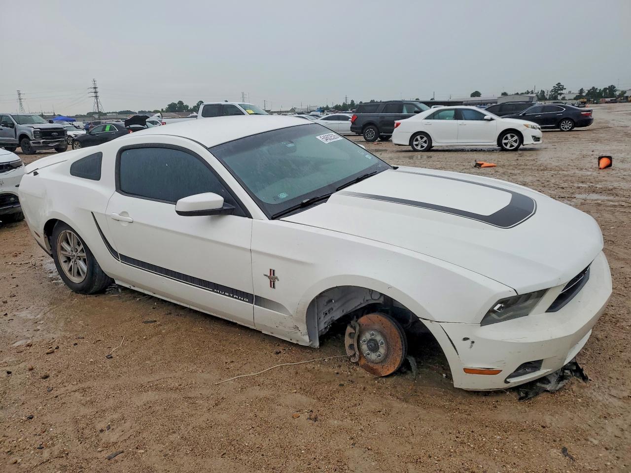 2011 Ford Mustang White vin: 1ZVBP8AM4B5133903