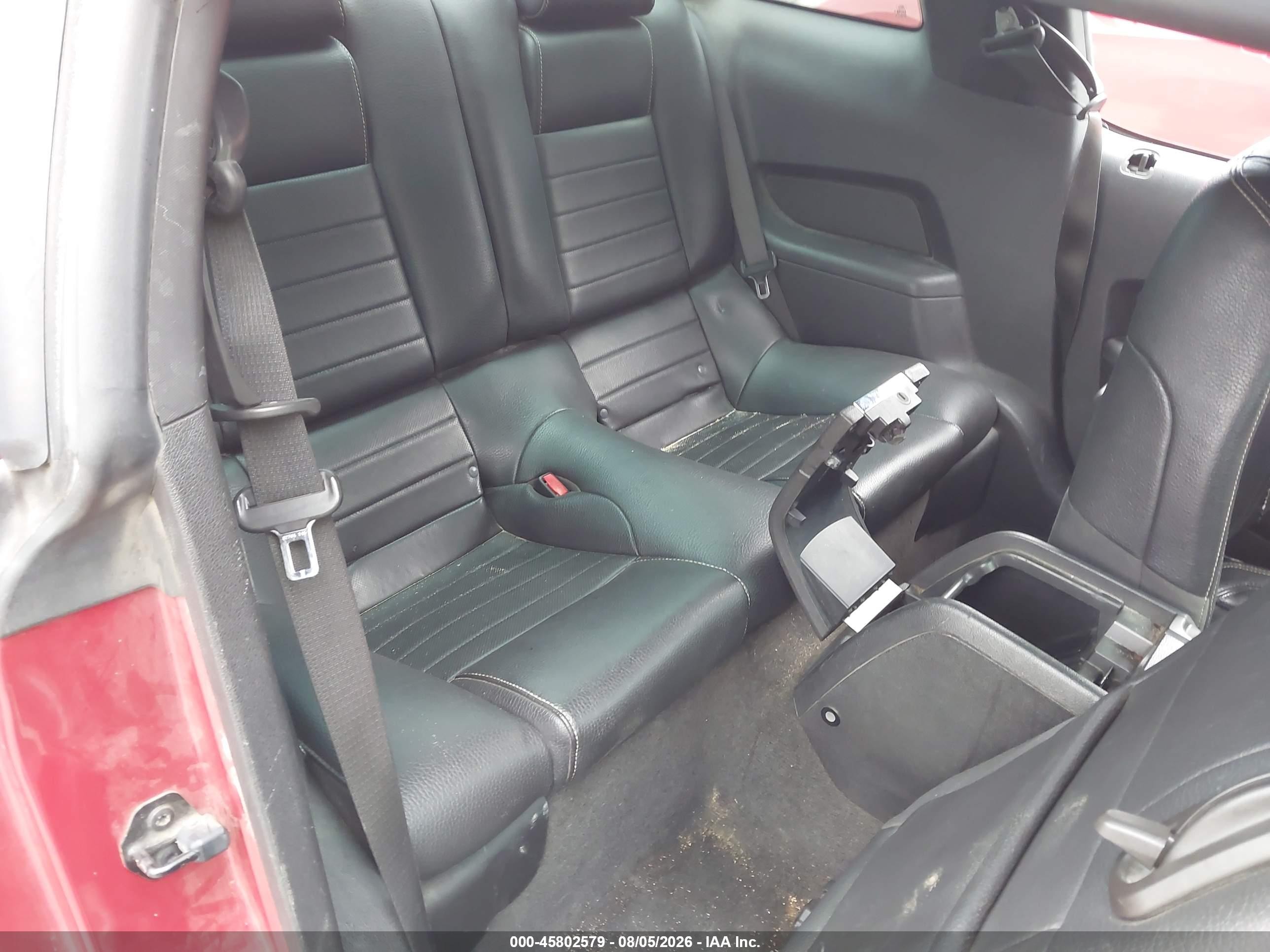 2011 Ford Mustang V6 Premium Red vin: 1ZVBP8AM4B5141869