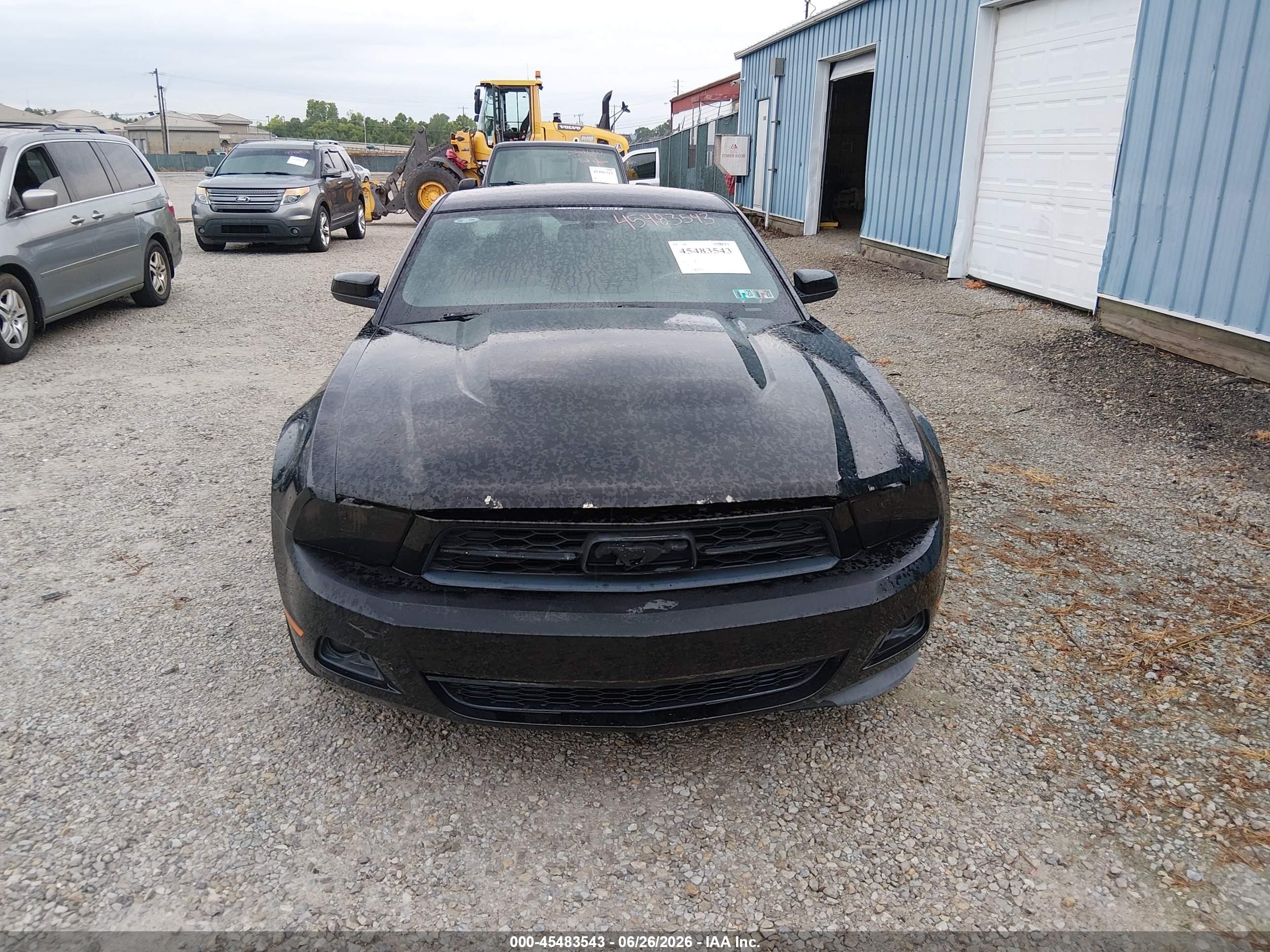 2011 Ford Mustang V6/v6 Premium Black vin: 1ZVBP8AM4B5150992