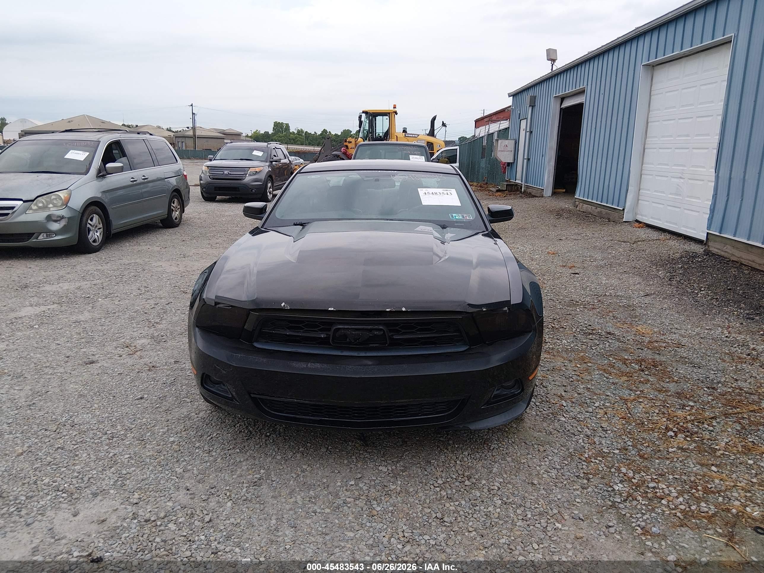 2011 Ford Mustang V6/v6 Premium Black vin: 1ZVBP8AM4B5150992