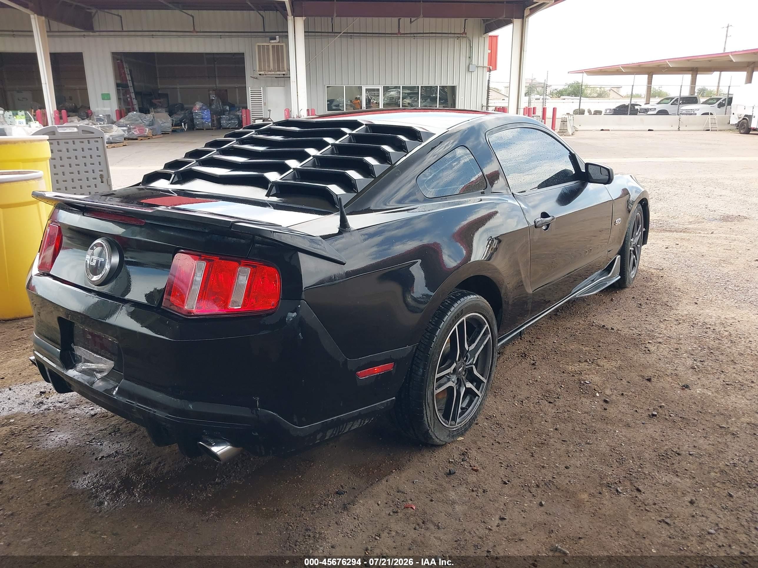 2011 Ford Mustang V6 Black vin: 1ZVBP8AM4B5152192